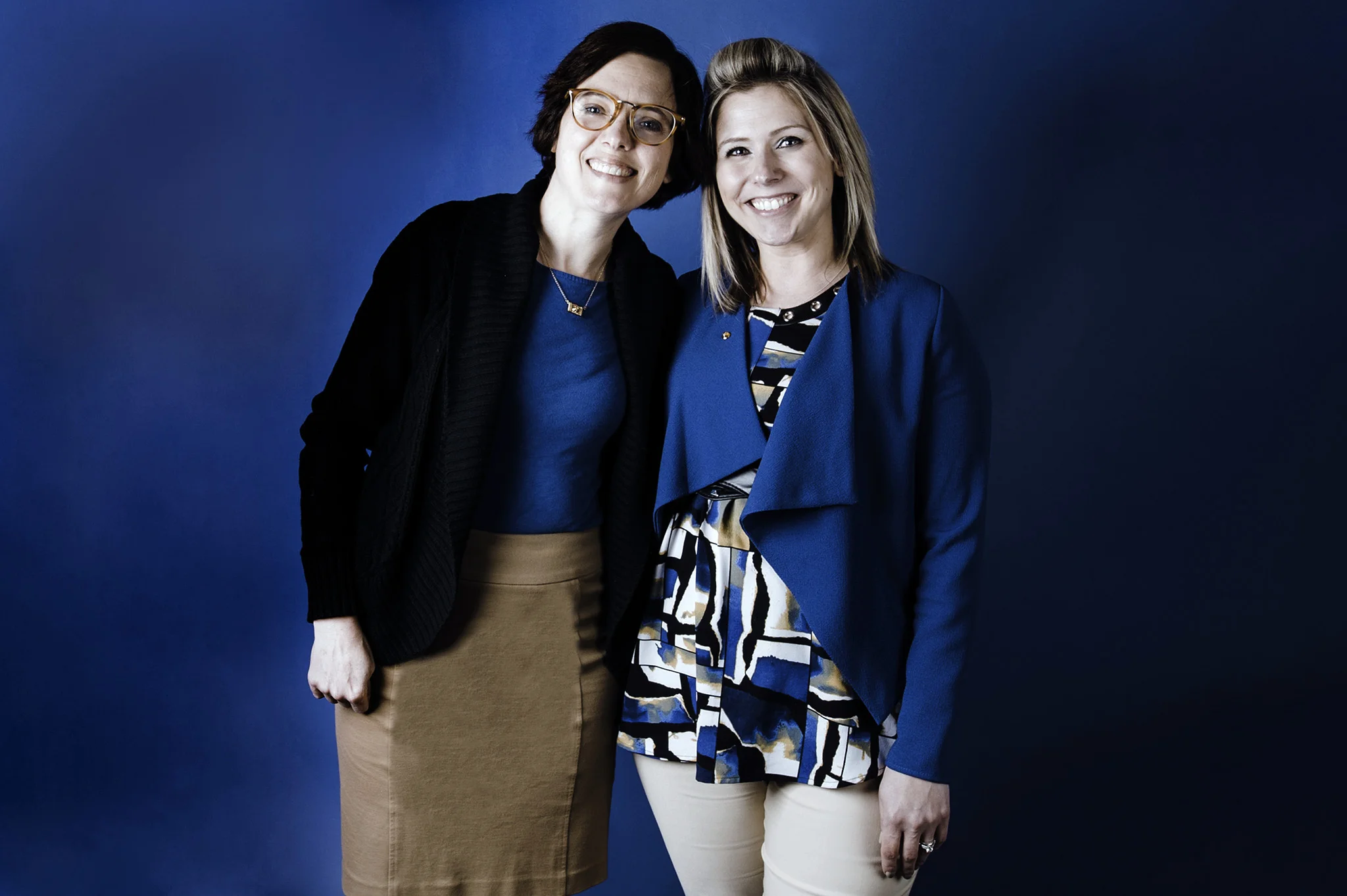 March 20: If twinning at work (and matching the studio seamless), then your boss takes a photo. I'm glad I get to work on a team of incredibly strong and capable women.