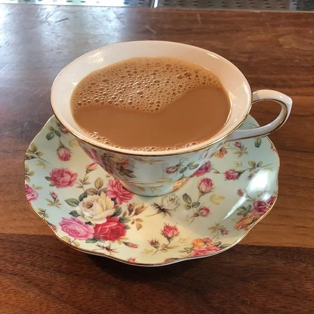 Salvation in a tea cup... Loving my chai @besharamsf  #brunch