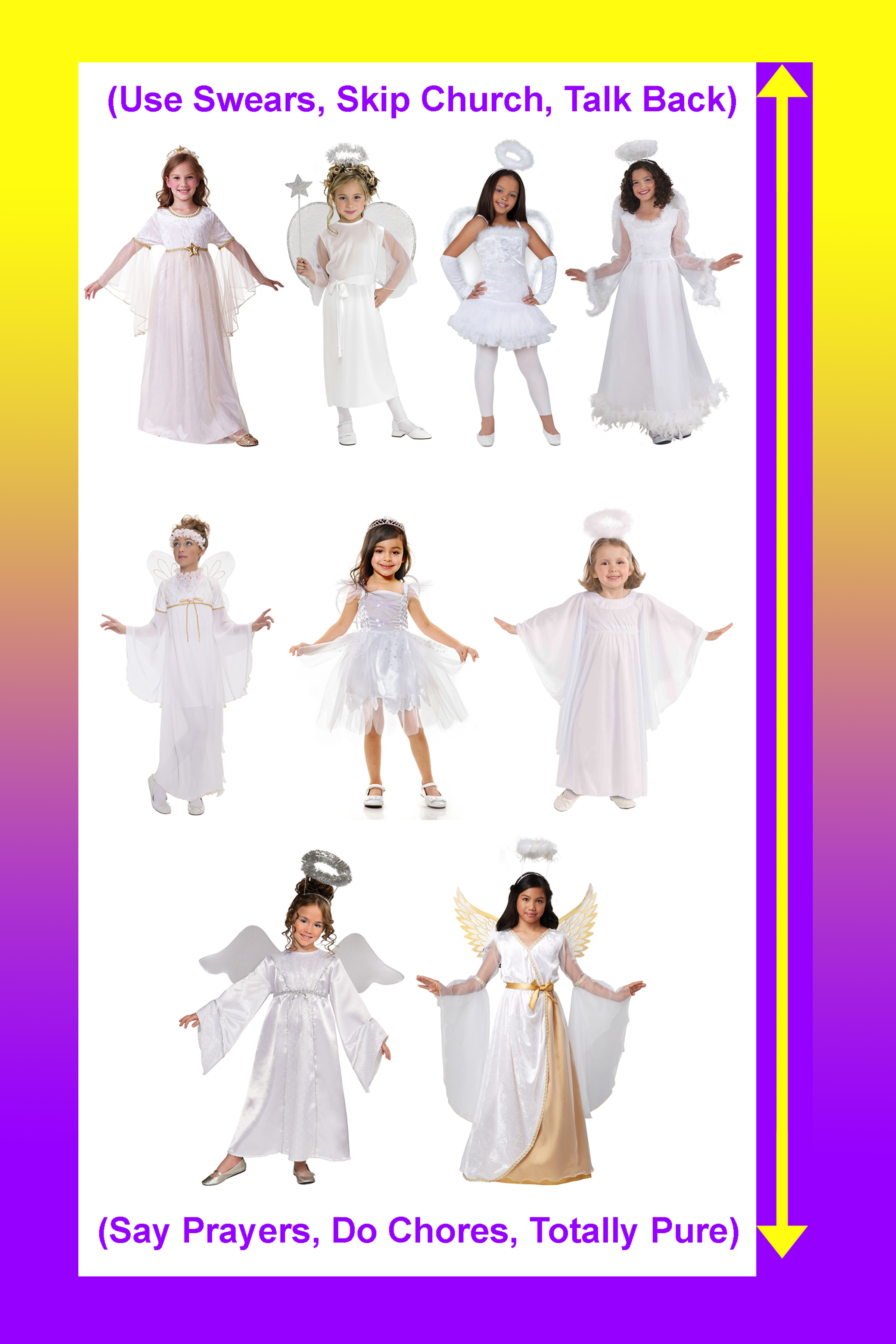 Inverted Child Angel Hierarchy: Say Prayers, Do Chores, Totally Pure (2017)