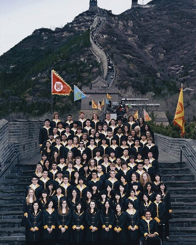 Ten years ago, the Western Academy of Beijing's class of 2010 graduated from High School. We were fortunate enough to take our class photo on The Great Wall of China and have our graduation ceremony held  at Beijing's Temple of Confucious with Confuc