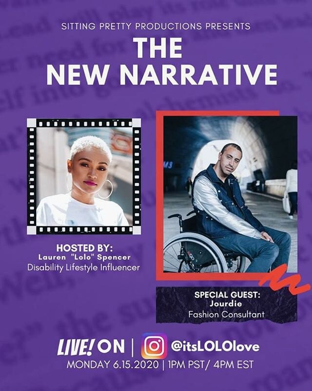 So excited to be interviewed by @itslololove tomorrow at 1pm PST | 4PM EST.  We will be talking about how I navigate disability and the fashion industry both overseas and in America  as well the major differences between the East &amp; West