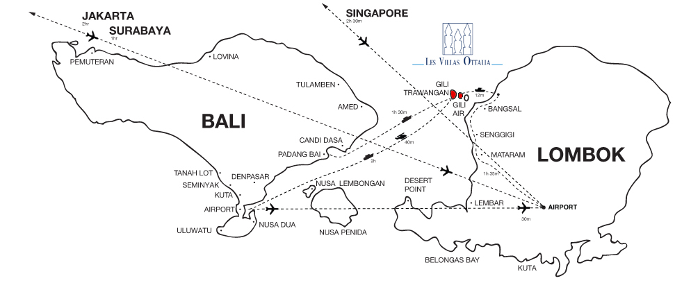 Map Bali Lombok Gili Islands Bali Gates Of Heaven