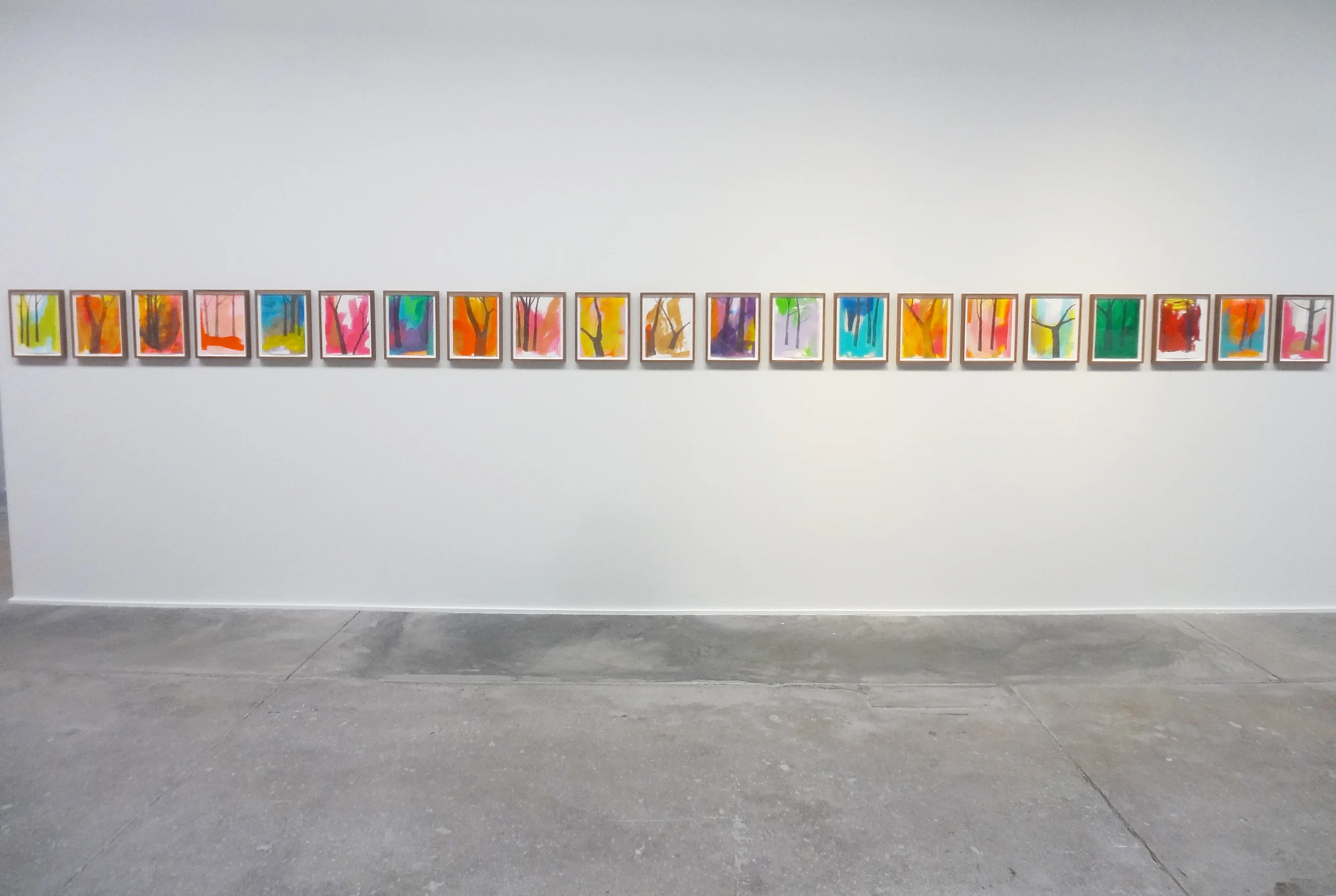   Various Titles, &nbsp;2014,&nbsp;Pencil and acrylic on paper,&nbsp;framed in waxed walnut,&nbsp;13” x 11” 