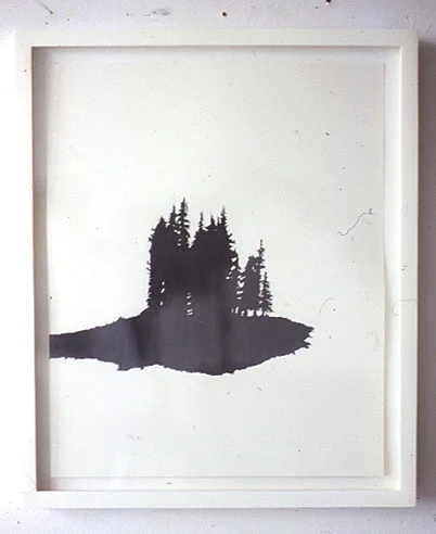 This Theoretical Paradise , 2001 pencil on watercolor paper 16" x 12" SOLD Private Collection NYC