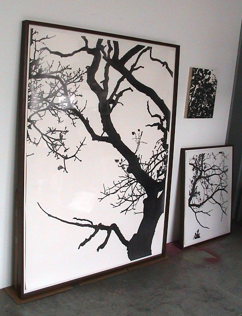 Dawn , 2002 Pencil on watercolor paper 70" x 50" in studio SOLD