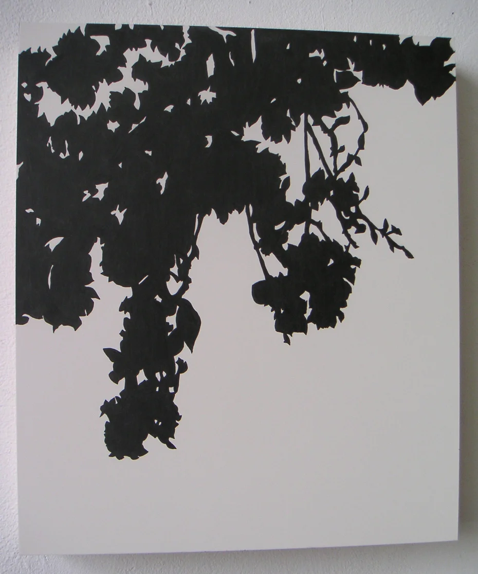 Kanzan 04 , 2005 Pencil on clayboard panel 14" x 12" SOLD