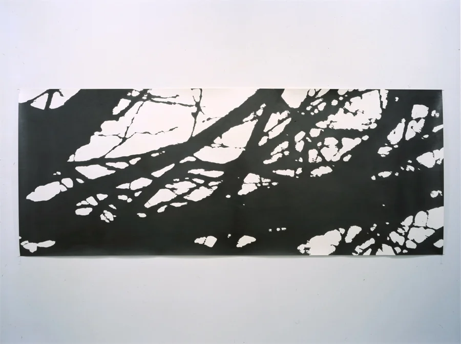 Dusk , 2002 Pencil on watercolor paper 30" x 98" SOLD Private Collection NYC