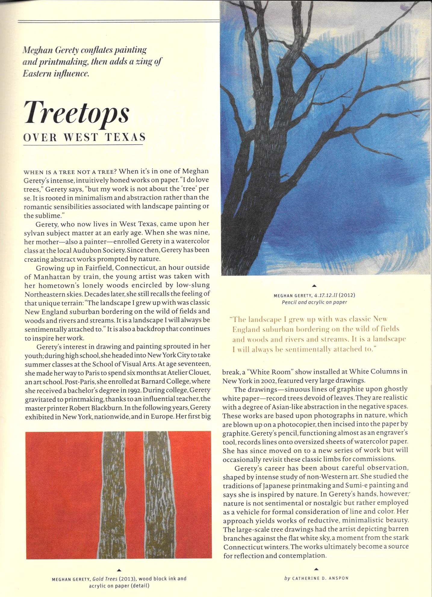   Art Desk , Winter 2015 