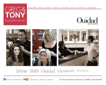 Greg & Tony Website design and production