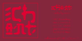 Chant Brand Identity Creation Print material design and production