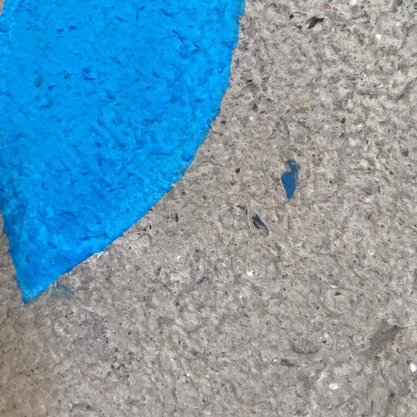  Cyan, 2020 Handmade paper, acrylic on canvas  57” x 39”  (detail) 