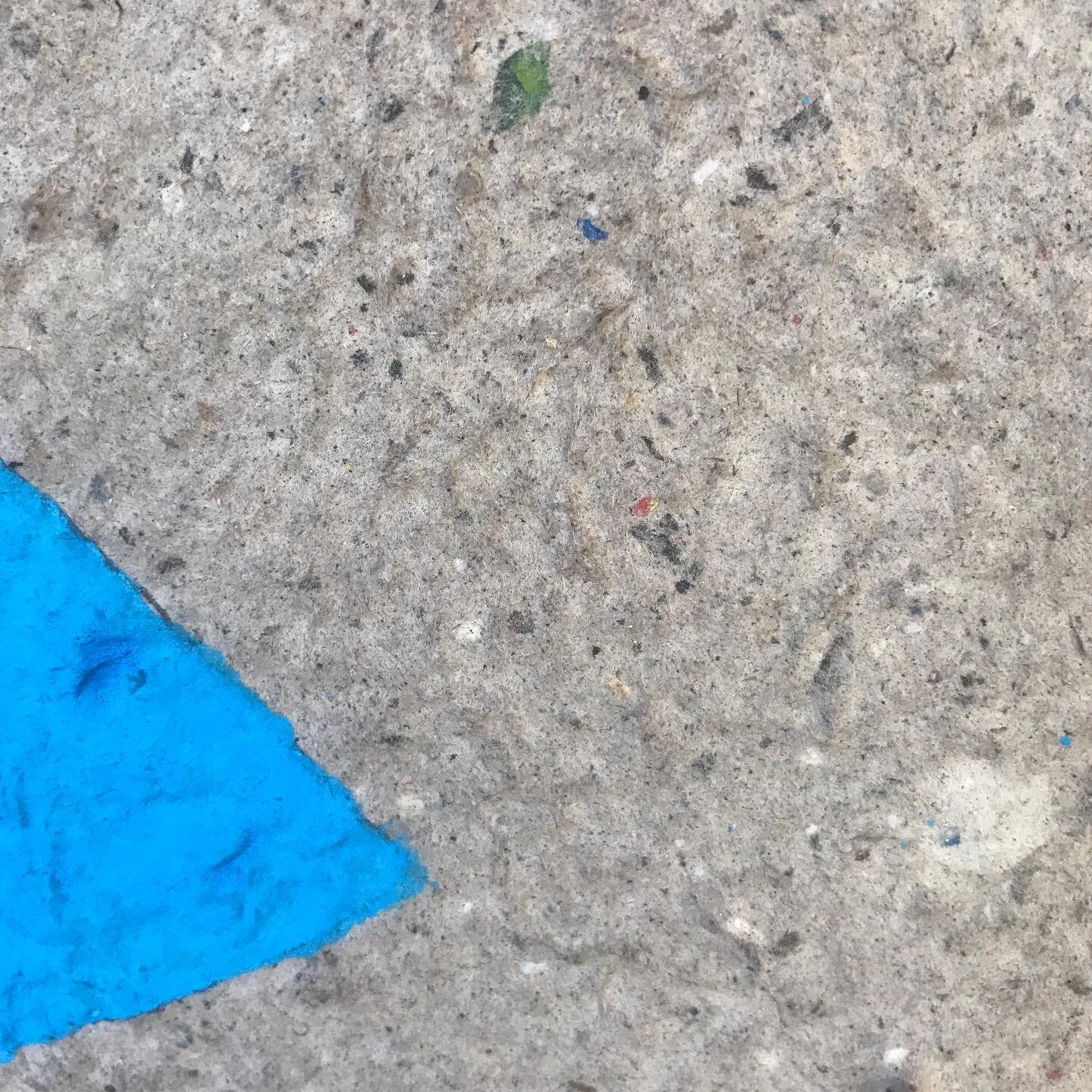  Cyan, 2020 Handmade paper, acrylic on canvas  57” x 39”  (detail) 