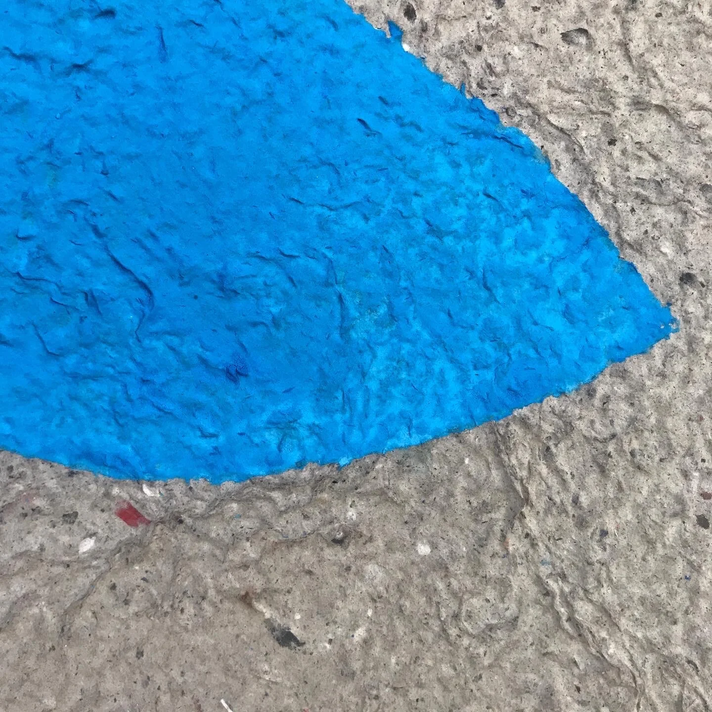  Cyan, 2020 Handmade paper, acrylic on canvas  57” x 39”  (detail) 