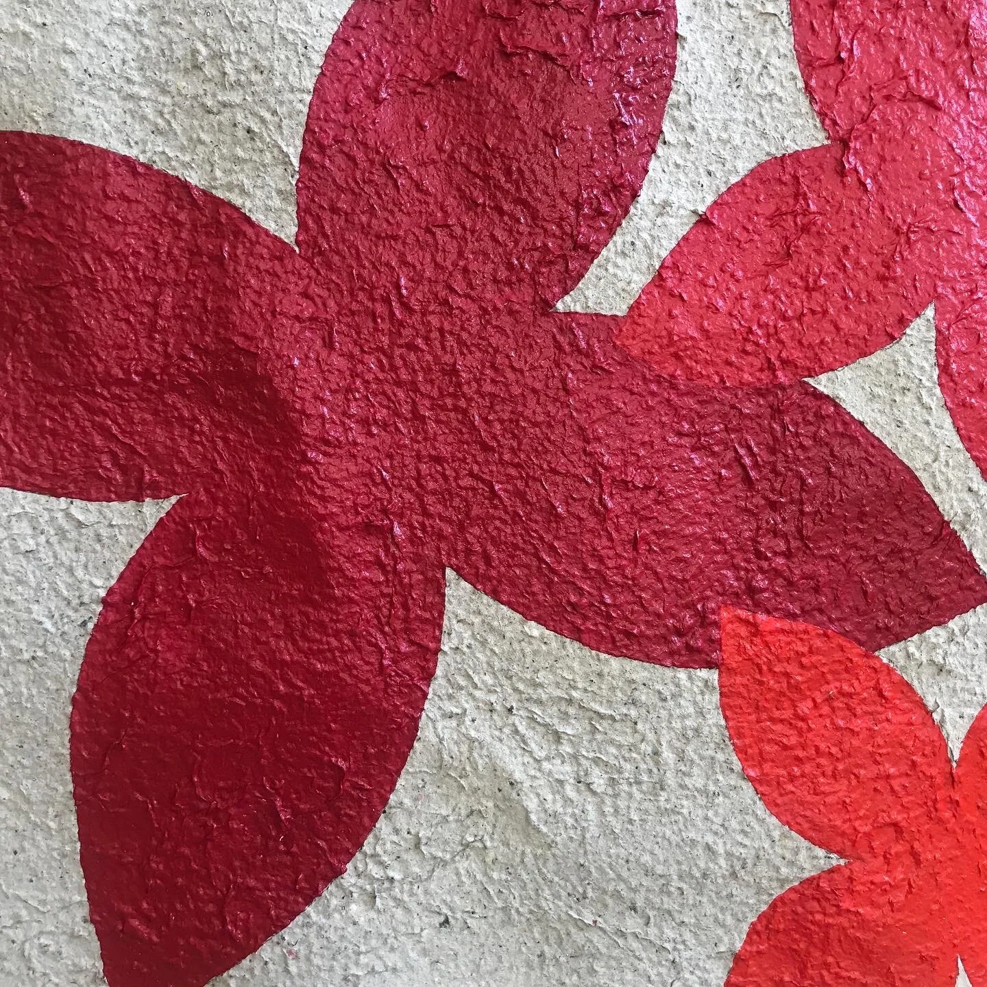  Magenta, 2020 Handmade paper, acrylic on canvas  38” x 23.5” (detail) 