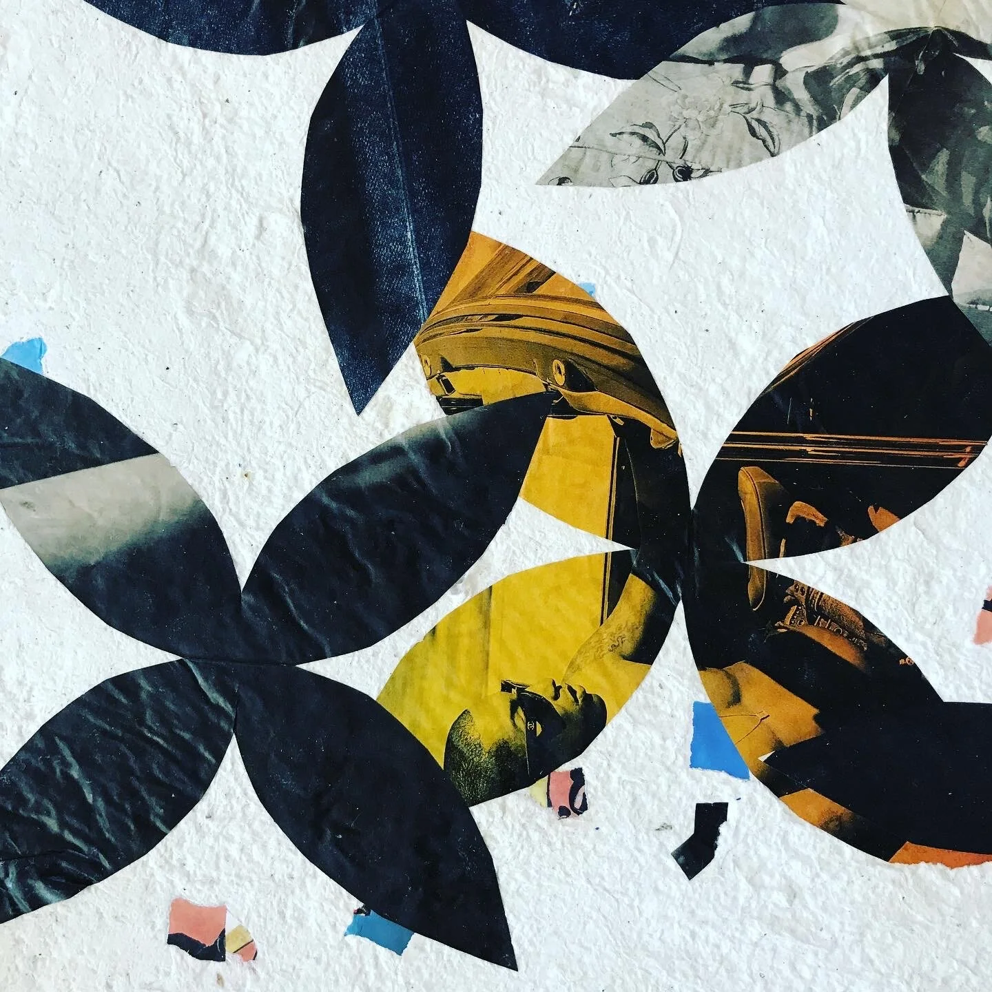  Yes to All, 2020 Paper on handmade paper  45” x 36.5” (detail) 