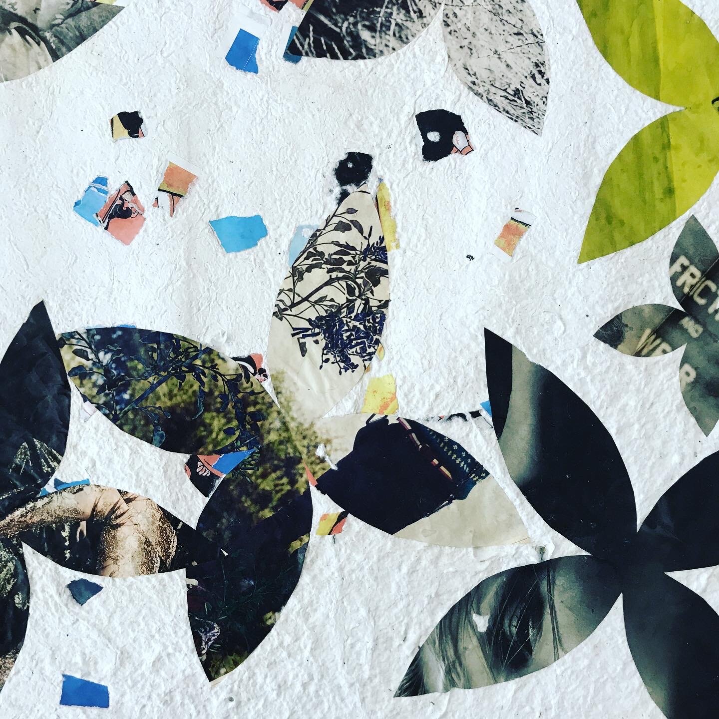  Yes to All, 2020 Paper on handmade paper  45” x 36.5” (detail) 