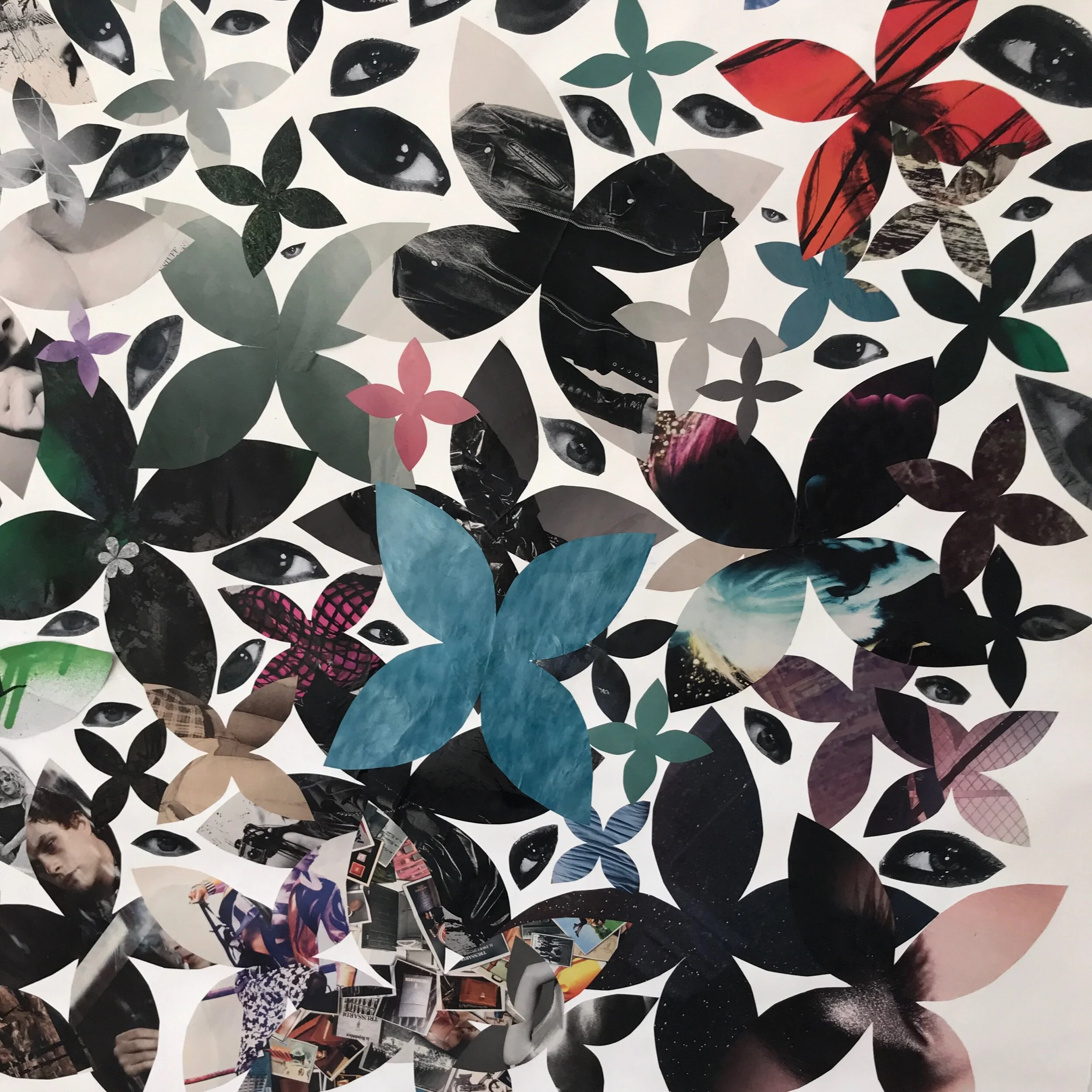  Eyes on, 2020  58” x 42” 