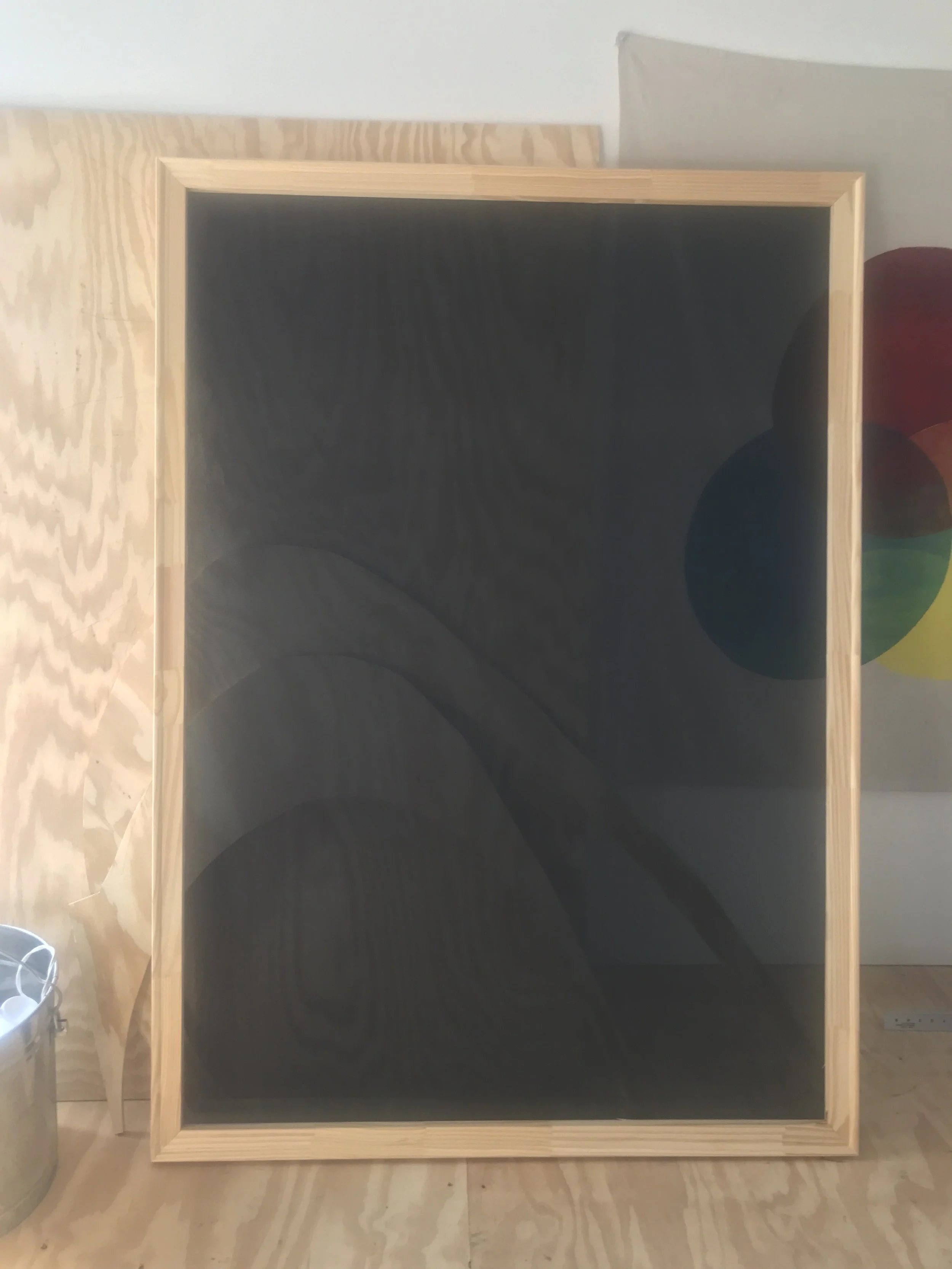  the scree, stretched, 60” x 50” 