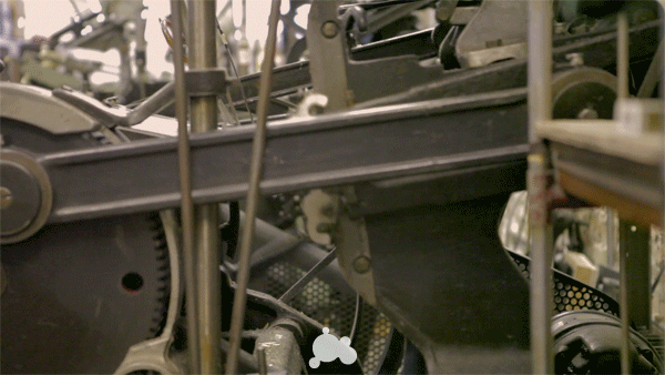  We created a die and utilized a WWII-era letterpress for manufacture 