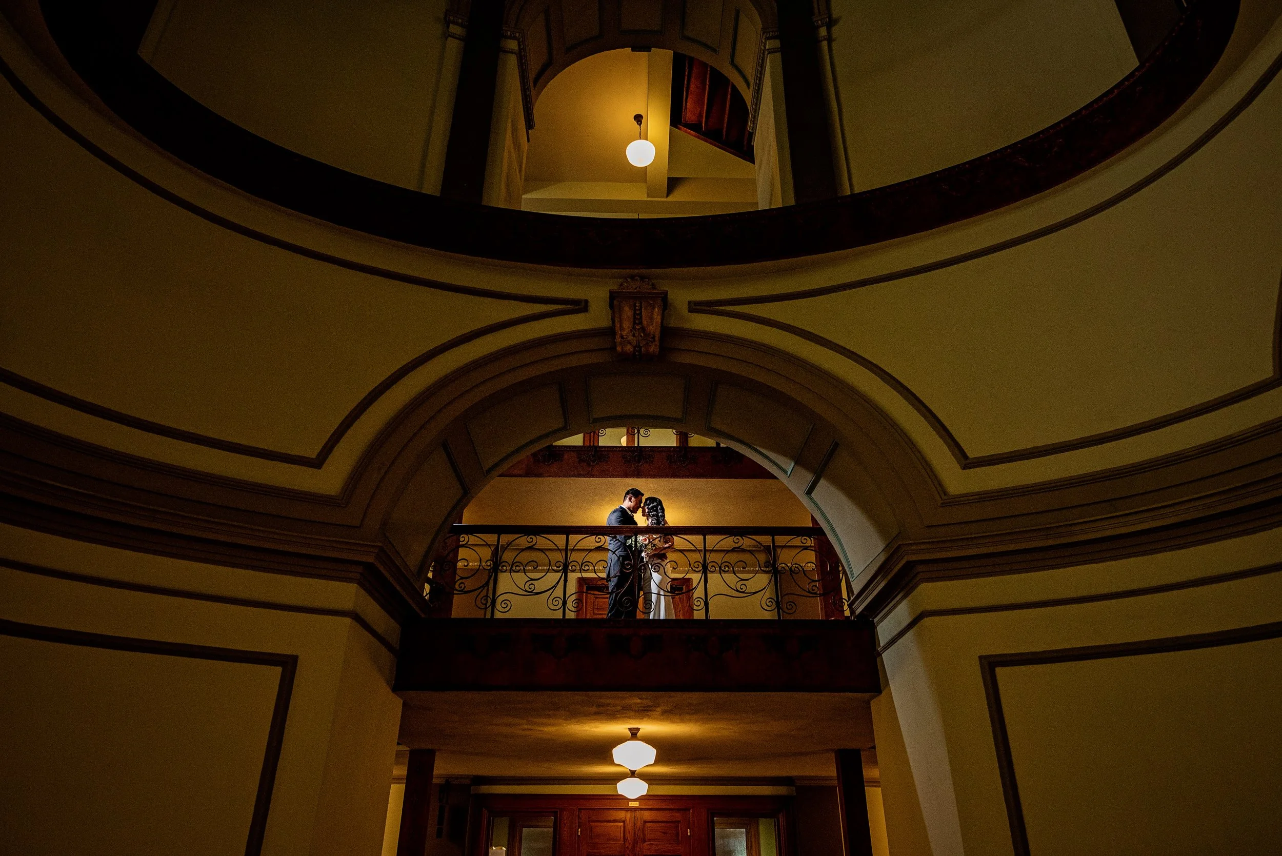 Liguya and Keng's elopement at Tarrant County Courthouse