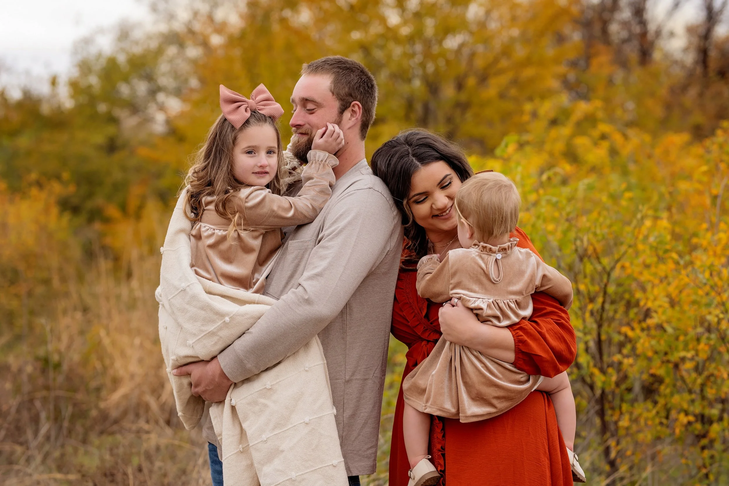 Fall portrait session at North West Community Park