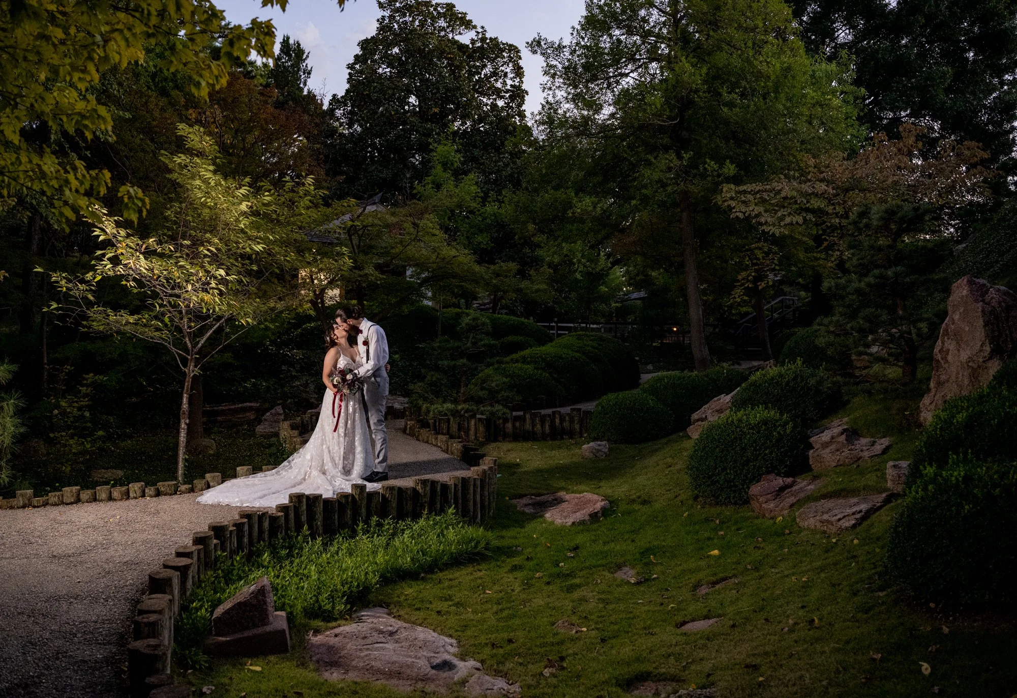 Alexis and Robert's Wedding at the Fort Worth Botanic Gardens: A Celebration of Love