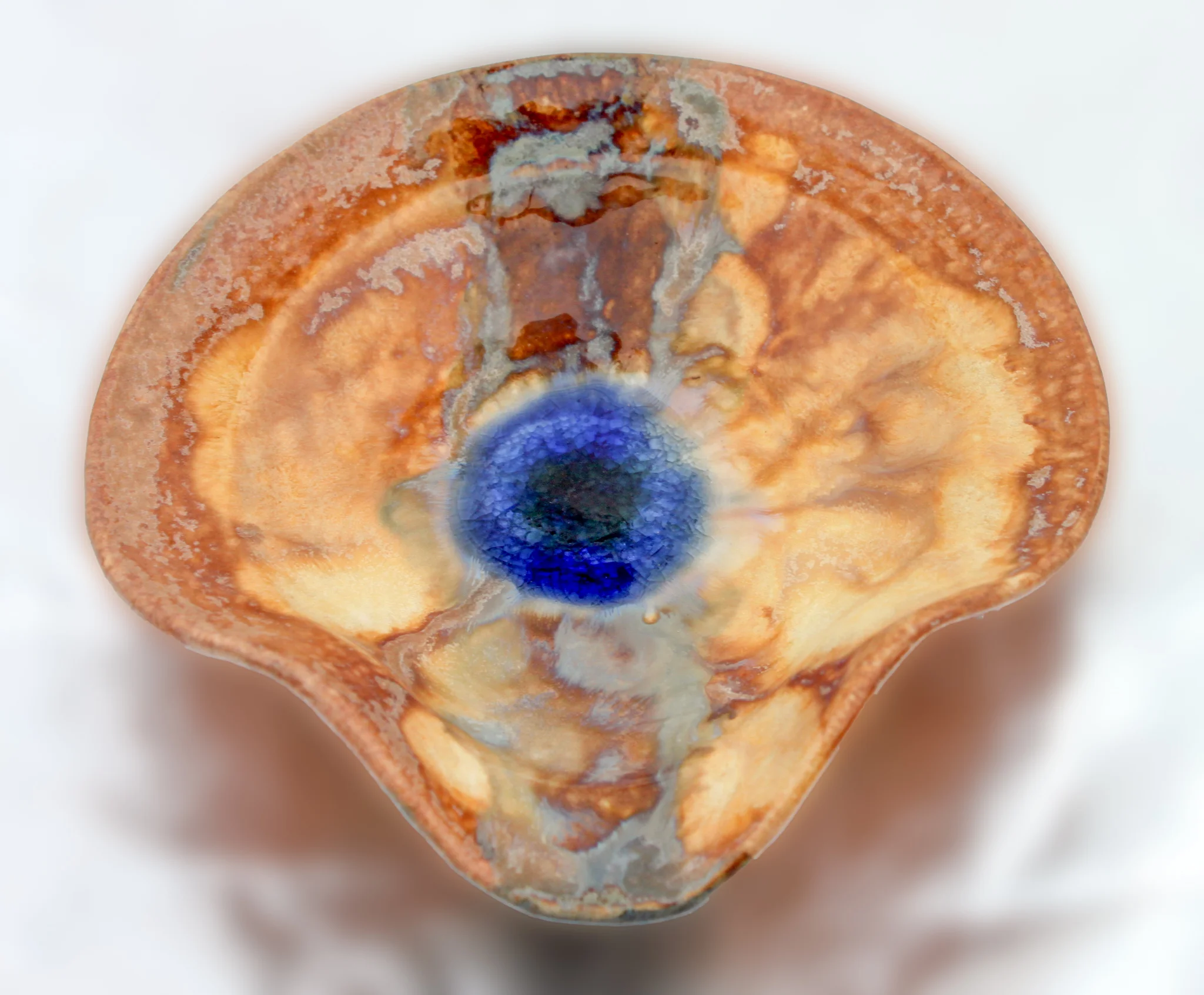 Riverbottom Turned Spoonrest with Blu Glass-Edit-2.jpg