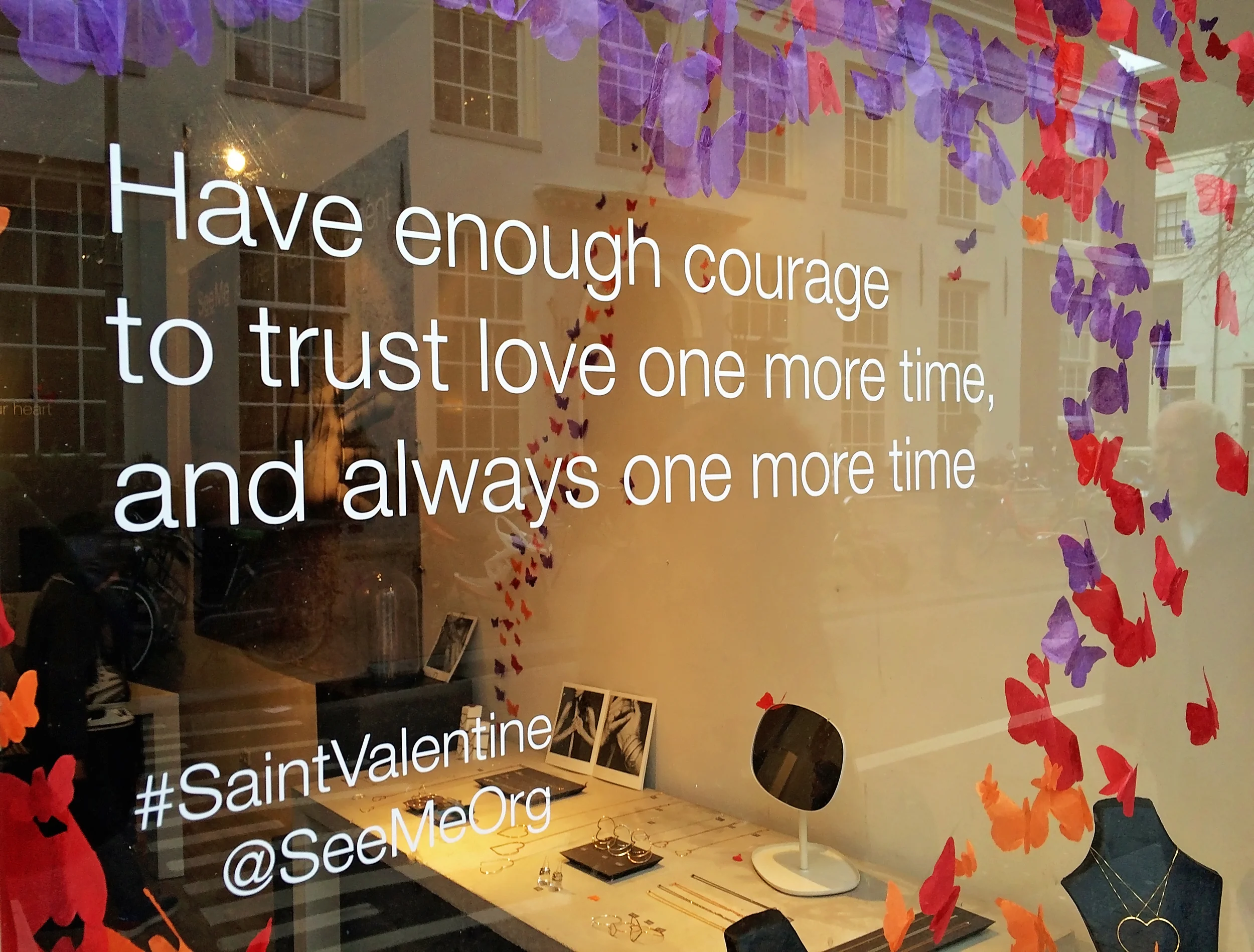 I believe in love...