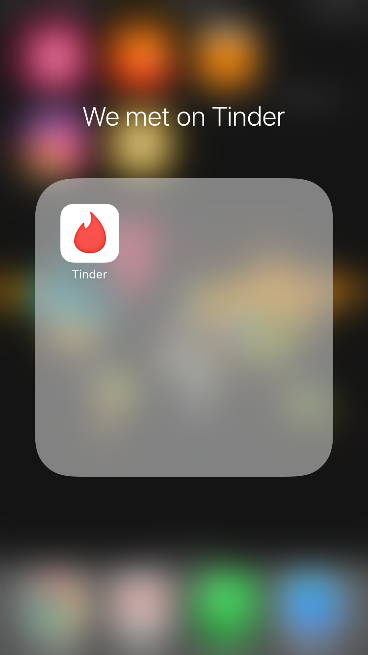 the social experiment: "We Met on Tinder"