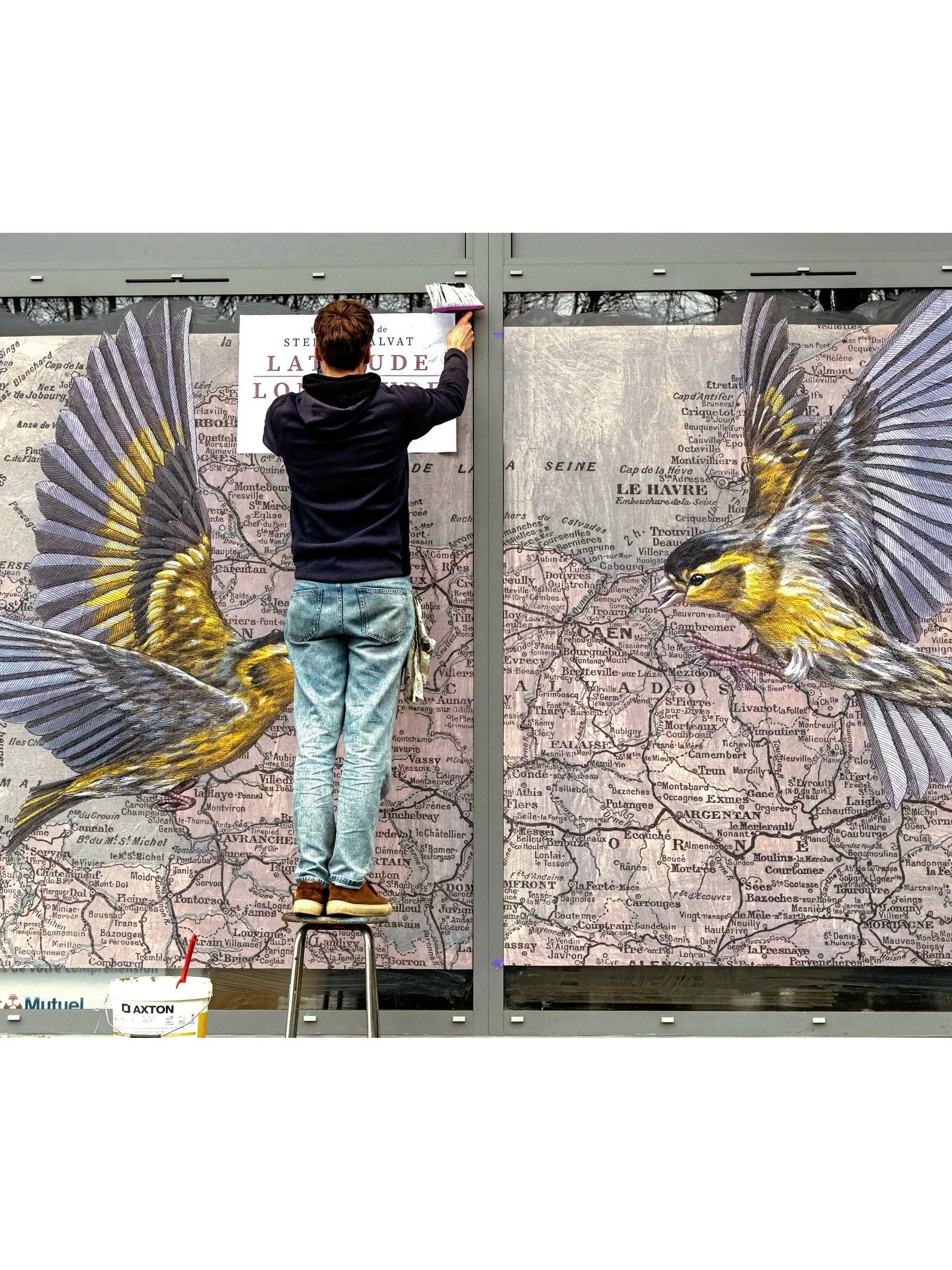 Clap de fin pour l&rsquo;exposition &laquo;&nbsp;Latitude/Longitude&nbsp;&raquo; C&rsquo;est l&rsquo;occasion de faire un retour sur le vernissage et la performance du lendemain avec ces belles photos de @matteolavenu ! Quelques digigraphies sont enc