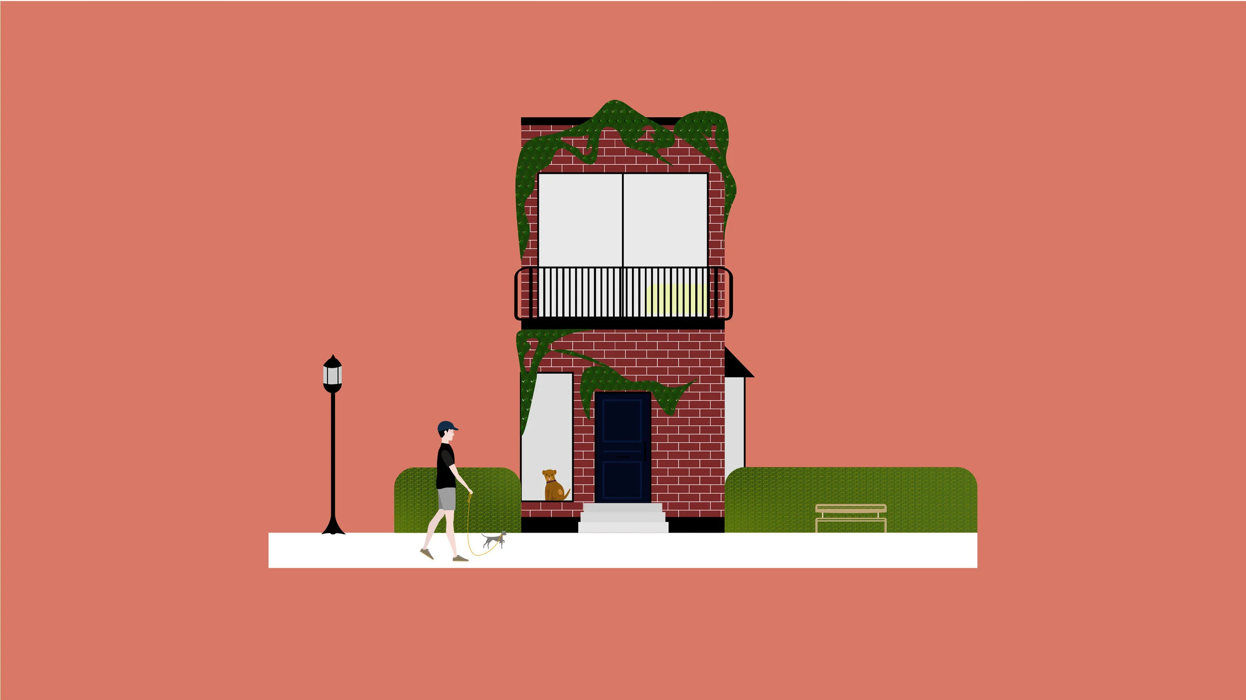 Eye Contact. 2020 Digital Illustration