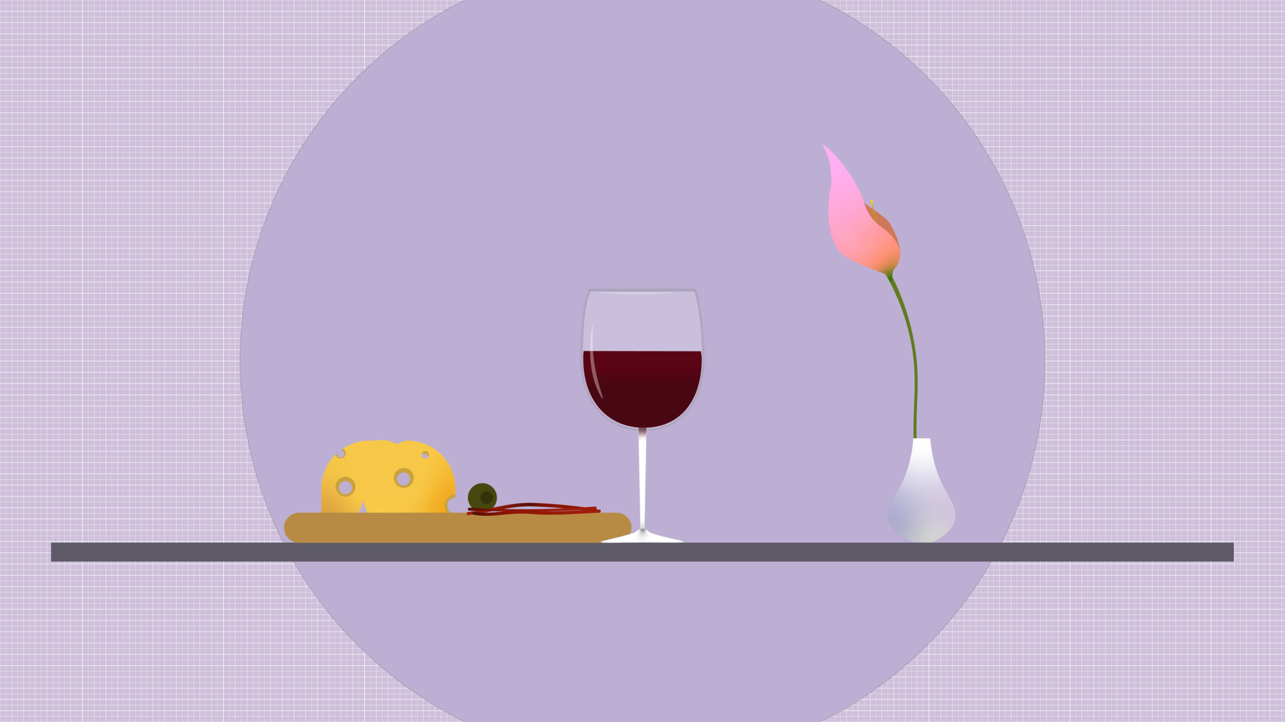 Vino Vino, 2020 Digital Illustration