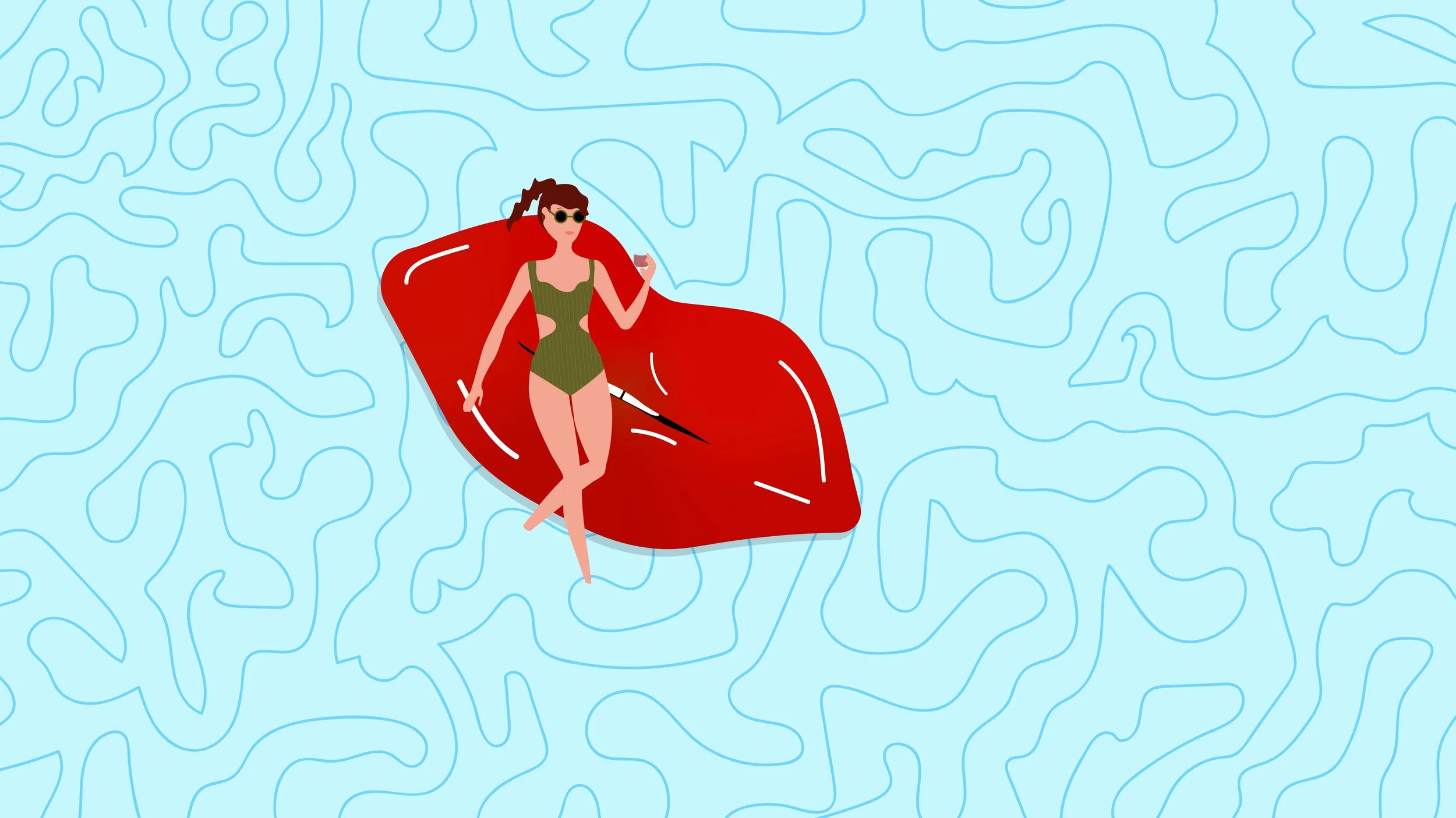 Float. 2020 Digital Illustration