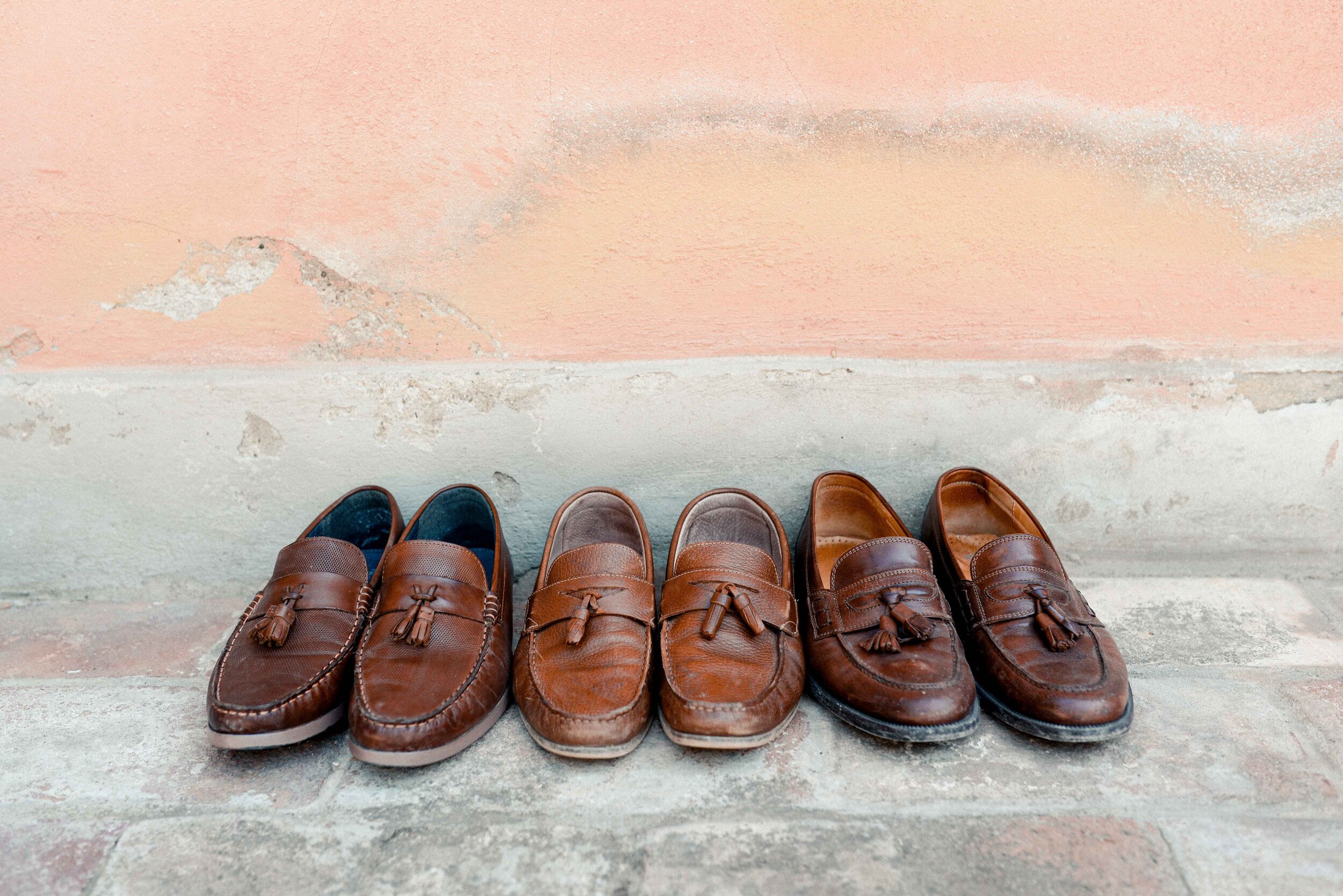 Brown Shoes in Italy