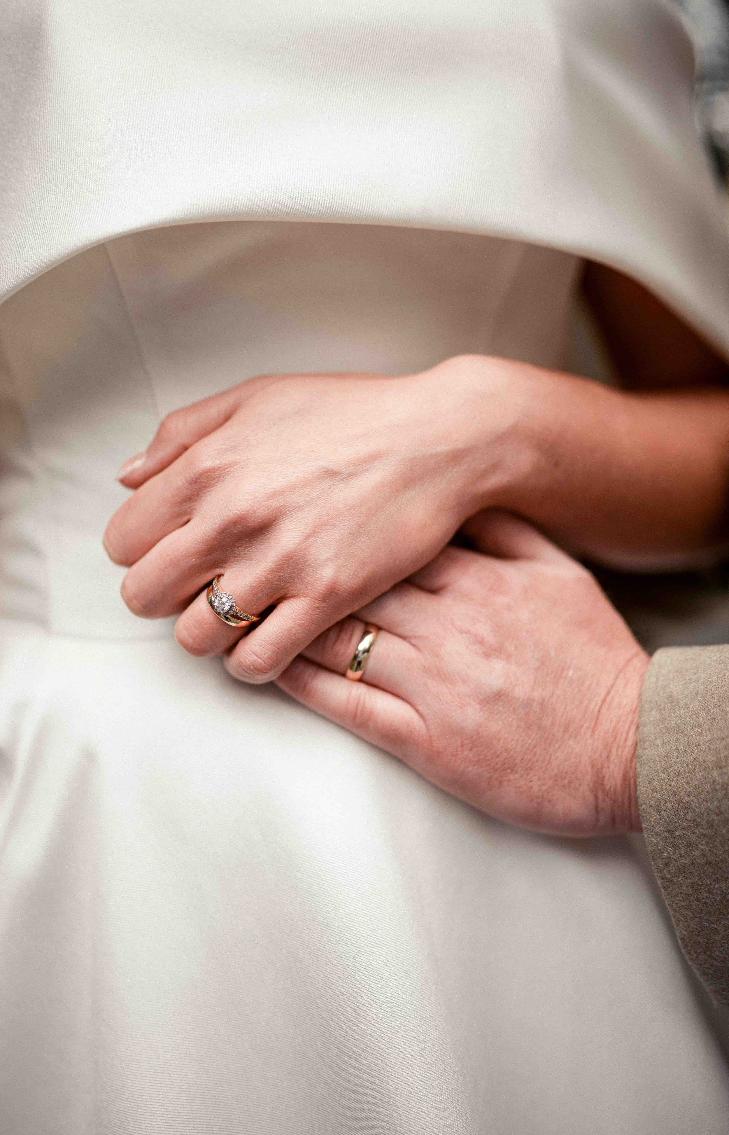 Wedding ring detail – close-up wedding photography in Yorkshire