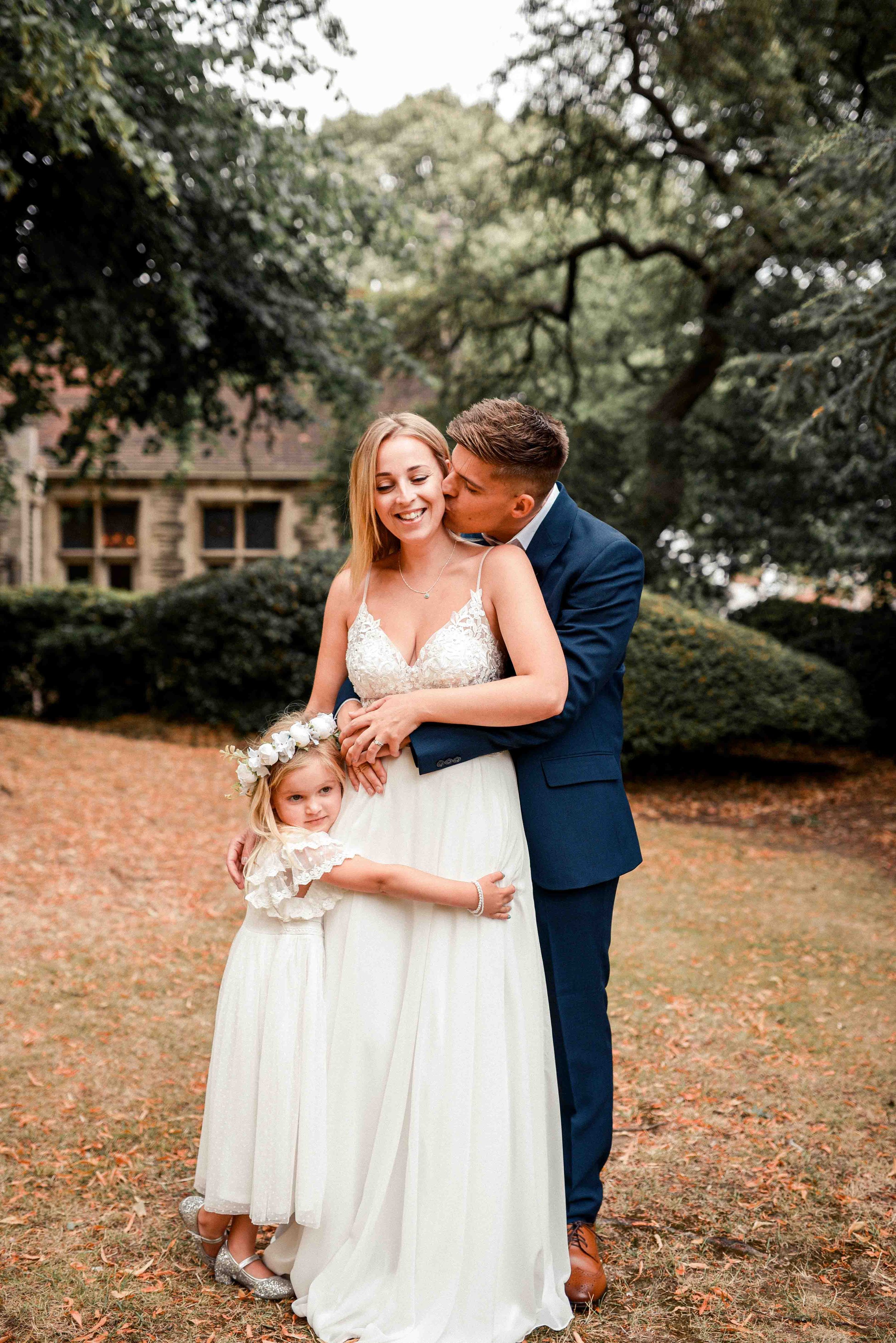 Artistic family wedding portrait – The Gilstrap, Nottingham by Ryan Lee Turton