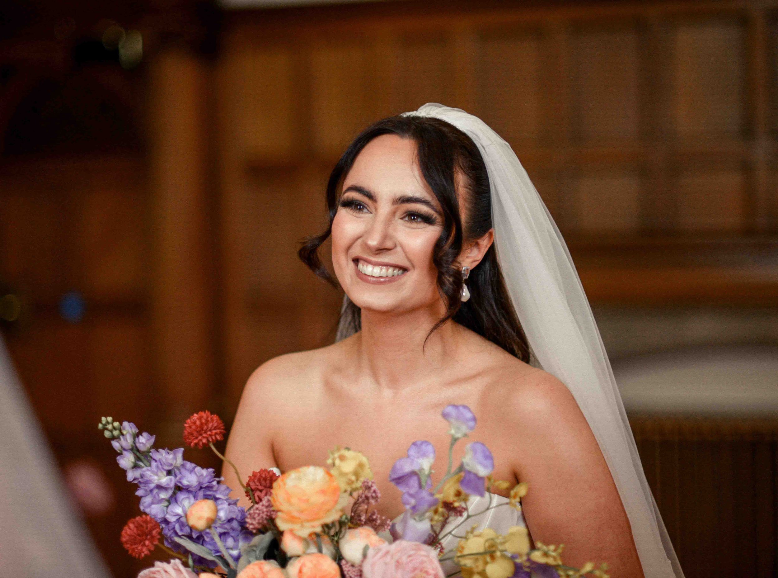 Joyful LGBTQ Wedding Portrait at Sheffield Town Hall