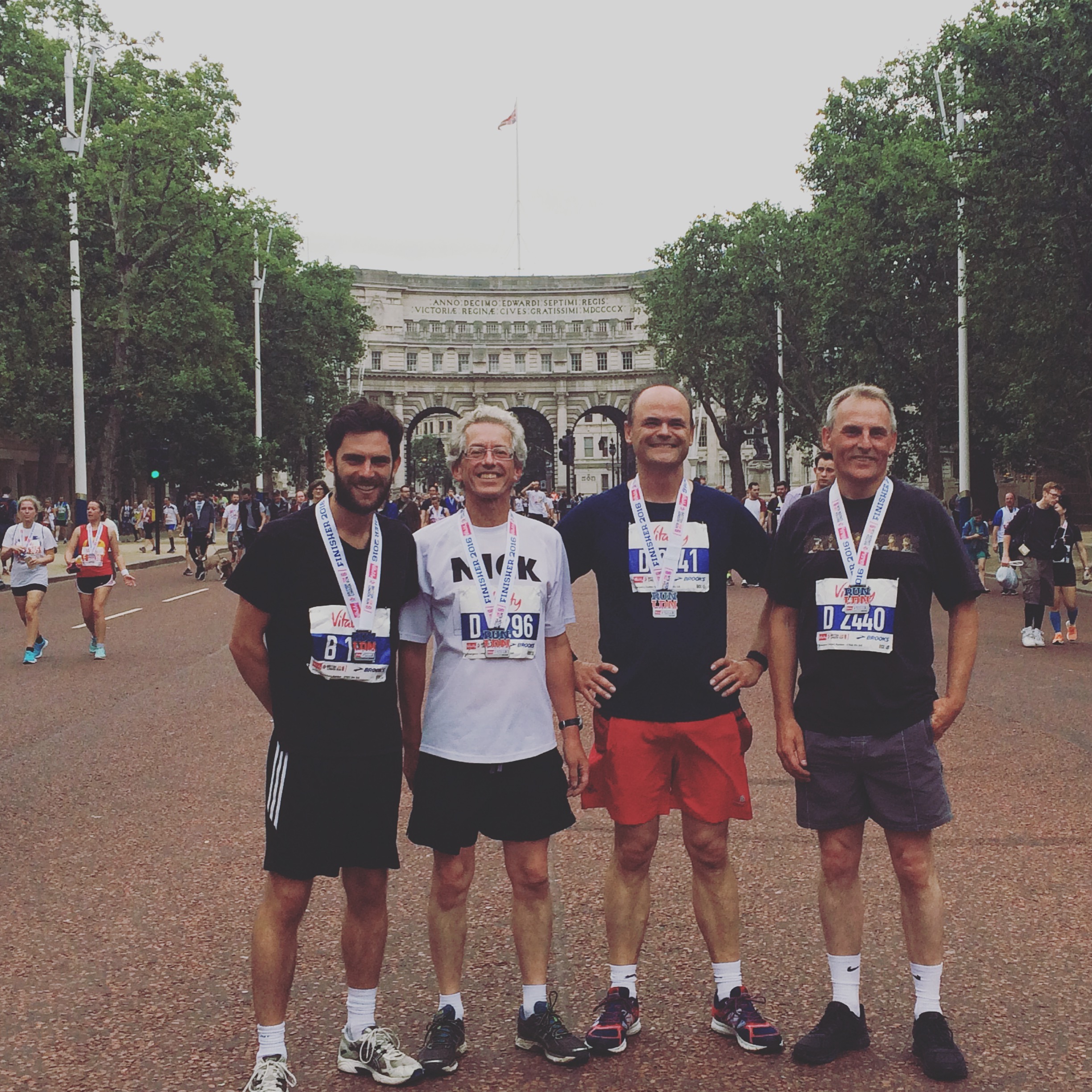 From left to right: Tom Ellis, Nicholas Surridge, Phil Dominy, Pete Ellis.