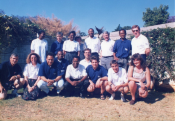 The 1995 All Africa Games reporting team.