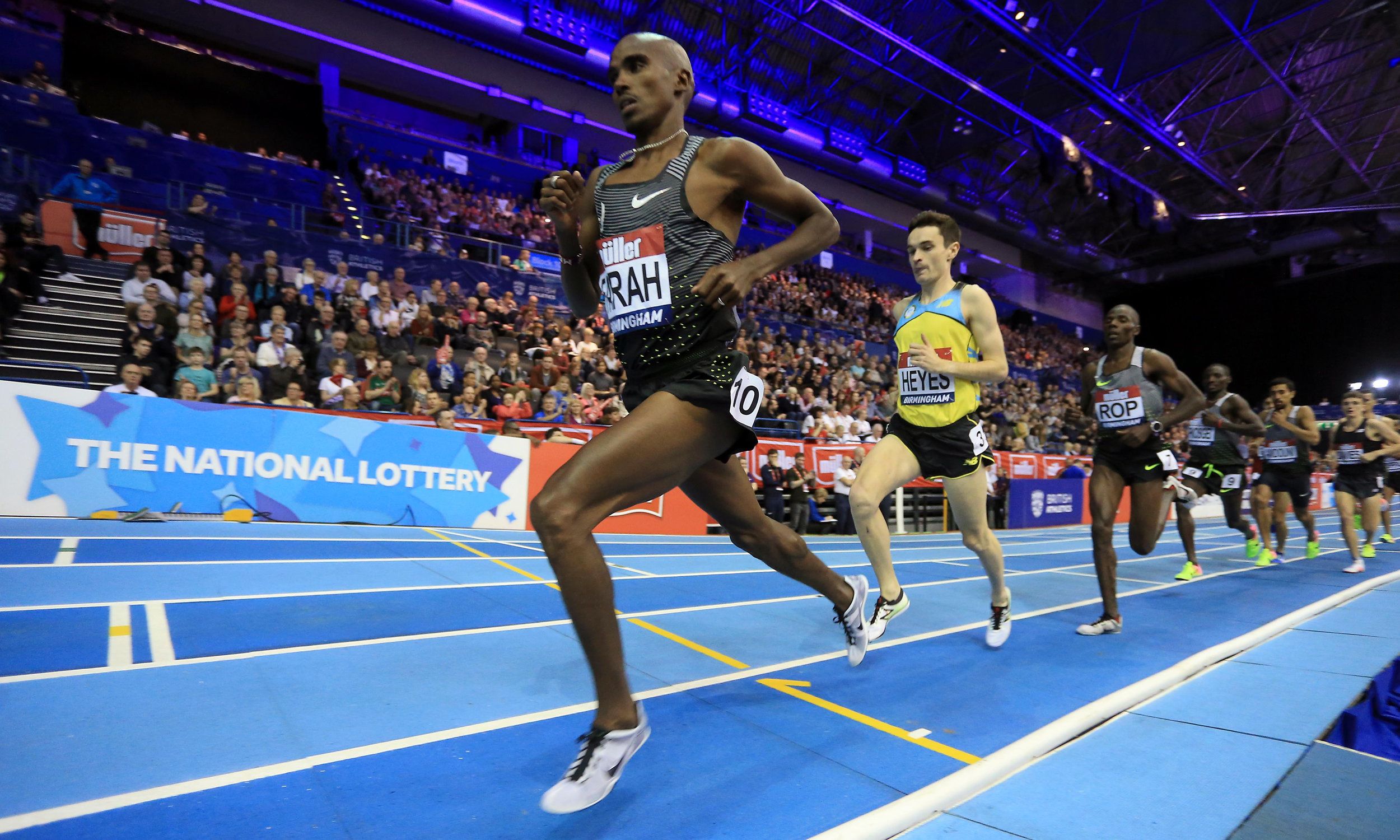 Olympic 5000 & 10000 metres Champion Sir Mo Farah (Credit: British Athletics/Getty Images).