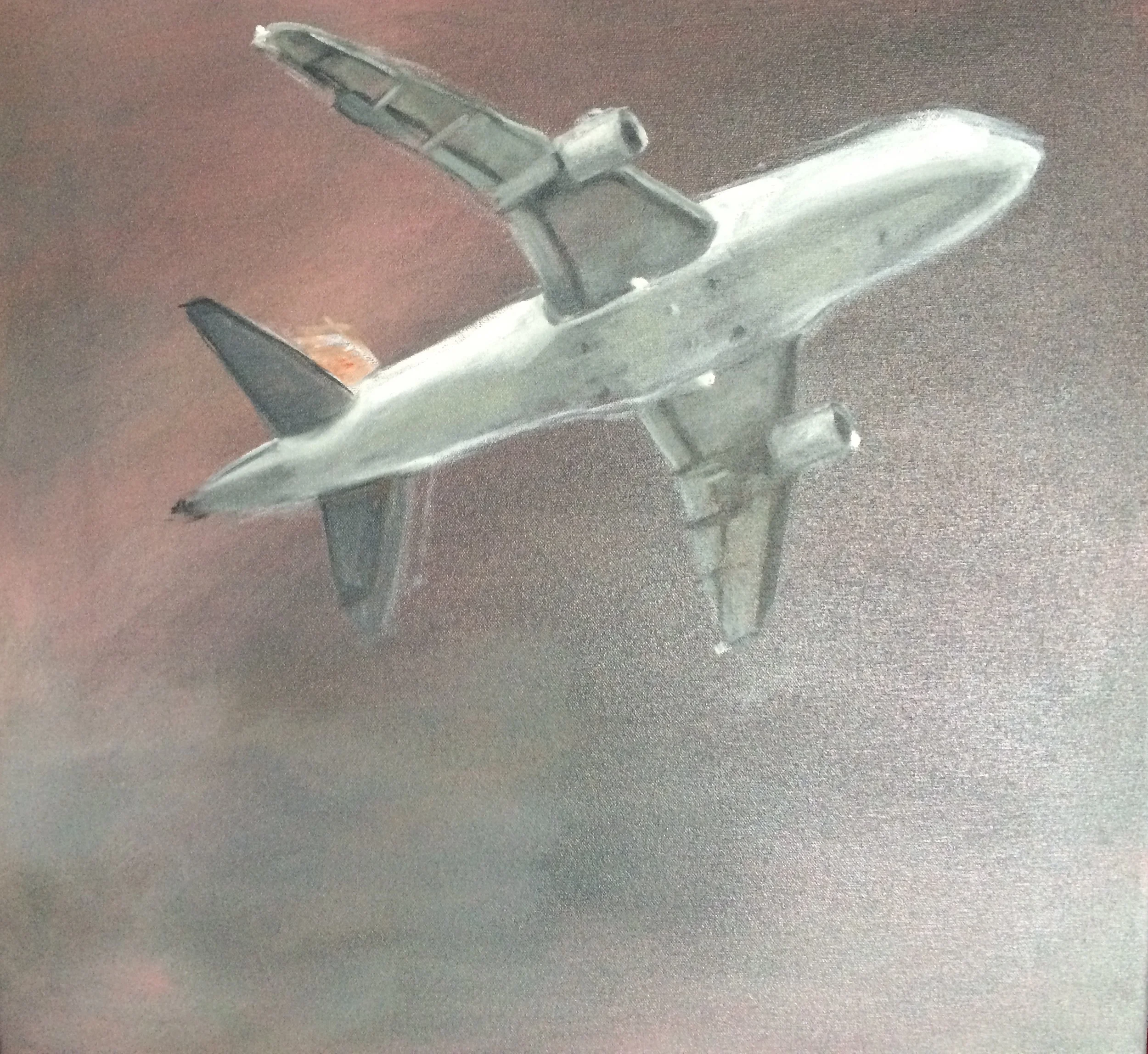   uncharted waters   2014  oil on canvas  60cm x 60cm 