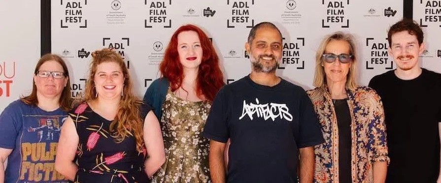 Sarah Tickle, Christina Peek, Alex Beckinsale, Roy Ananda, me, Cam Smith