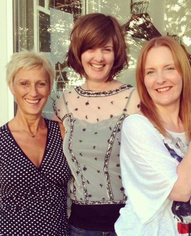 Simone mit Evelyn und Britta – frisch bei Haircom