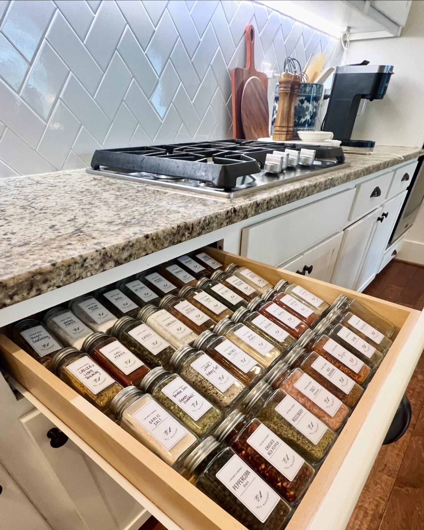 &ldquo;Clear is kind.&rdquo; &mdash; Bren&eacute; Brown ☺️

If you could use some kindness in your life, and maybe some healthy control, a spice drawer is a great thing to create &mdash; for yourself. It will help you maintain your spice inventory an