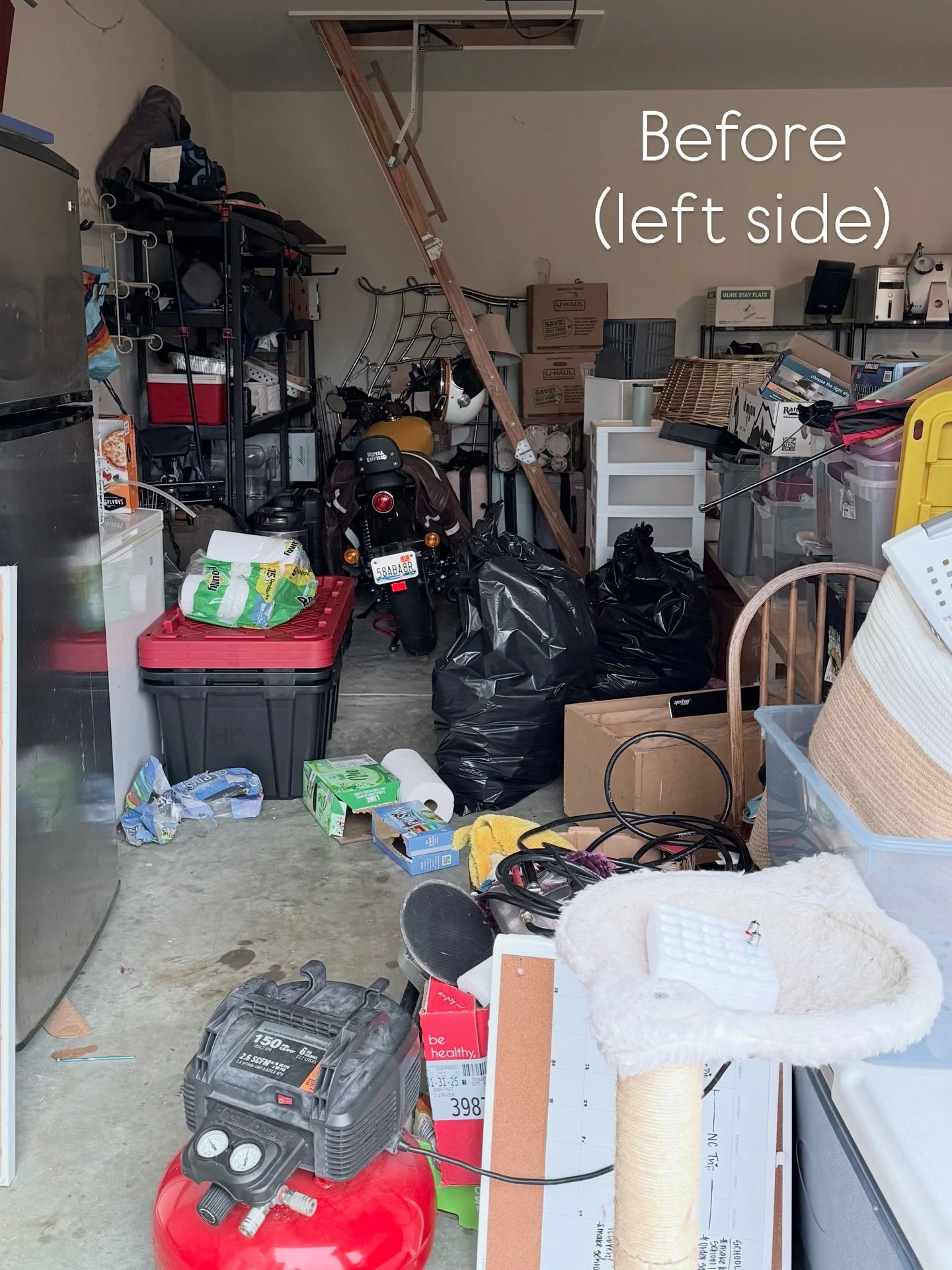 😎 This garage job took about 25.5 labor hours total &mdash; three women in one day (plus a tiny touch up on a second day). The thing is, the garage had been a thorn in the homeowners&rsquo; sides for a decade. By the time I got my hands on it, they 