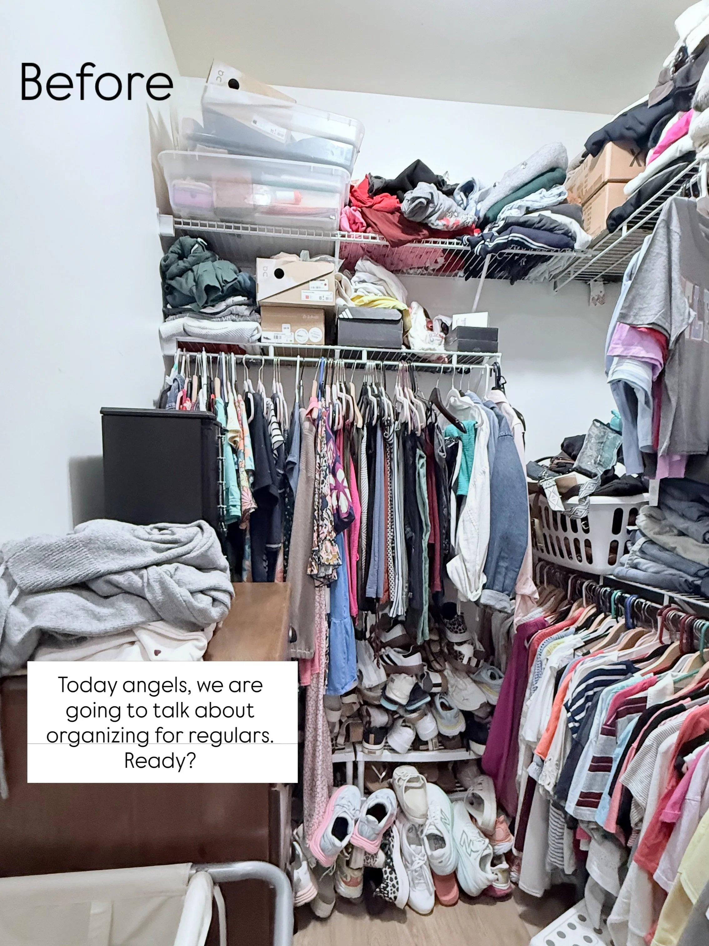 Well I accidentally hit publish before I was done editing but here we are. I&rsquo;m not going back to add anything or fix anything. I think you will get the idea. This is organization for regulars. Regular houses, regular closets, regular people. It