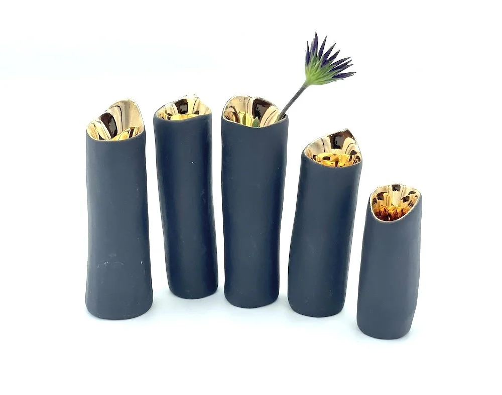 Porcelain and gold lustre miniature vases by Penny Little.jpeg