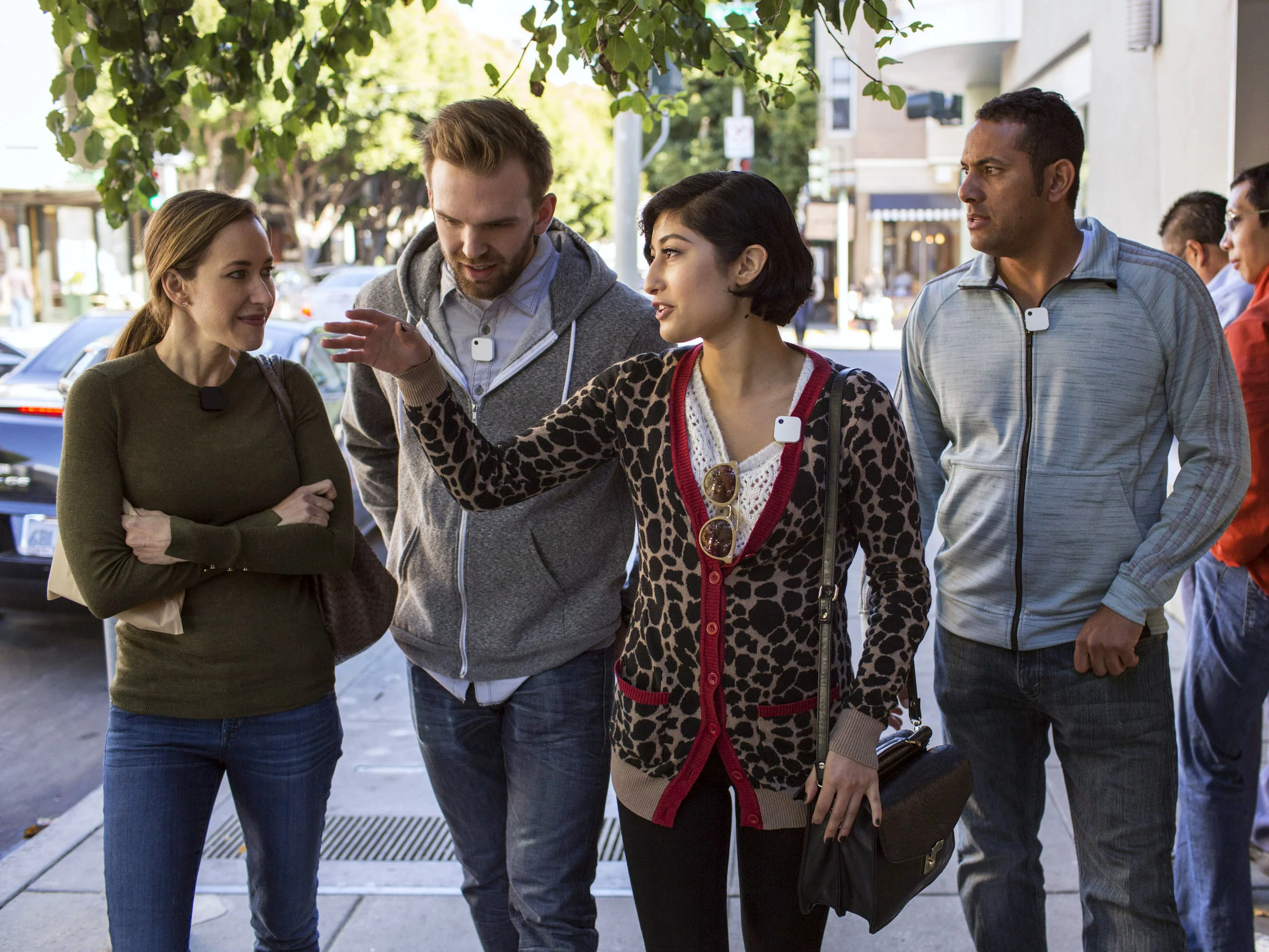 In this PR shot from Narrative, we see an attractive, diverse group of friends wearing the company's life-logger, the Narrative Clip 2. Narrative recently declared on its blog that it was "filing for voluntary dissolution," which is presumably the corporate equivalent of conscious uncoupling. Then, 20 days or so later, the blog blurted out that a group of employees had acquired the assets of the company and it would soldier on in some form. Astoundingly, this announcement was made without reference to "the story continuing" or similar. © Narrative
