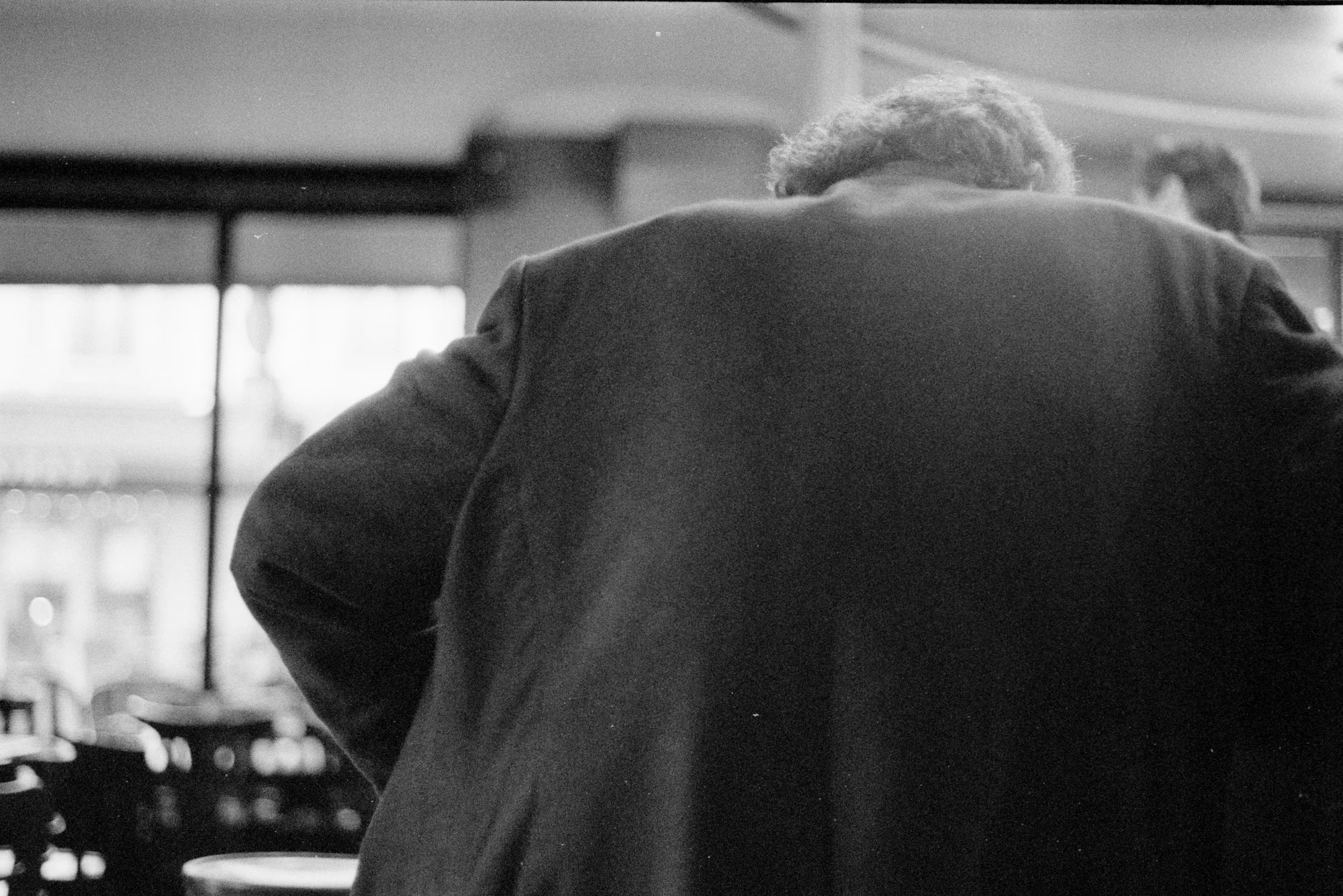 I might have been a little drunk for this one. I probably saw something in the looming mass of the back, and hoped the low angle would lead somewhere fruitful. I didn't notice the other head on the right, and even without that, I wouldn't have caught the thing I was after.