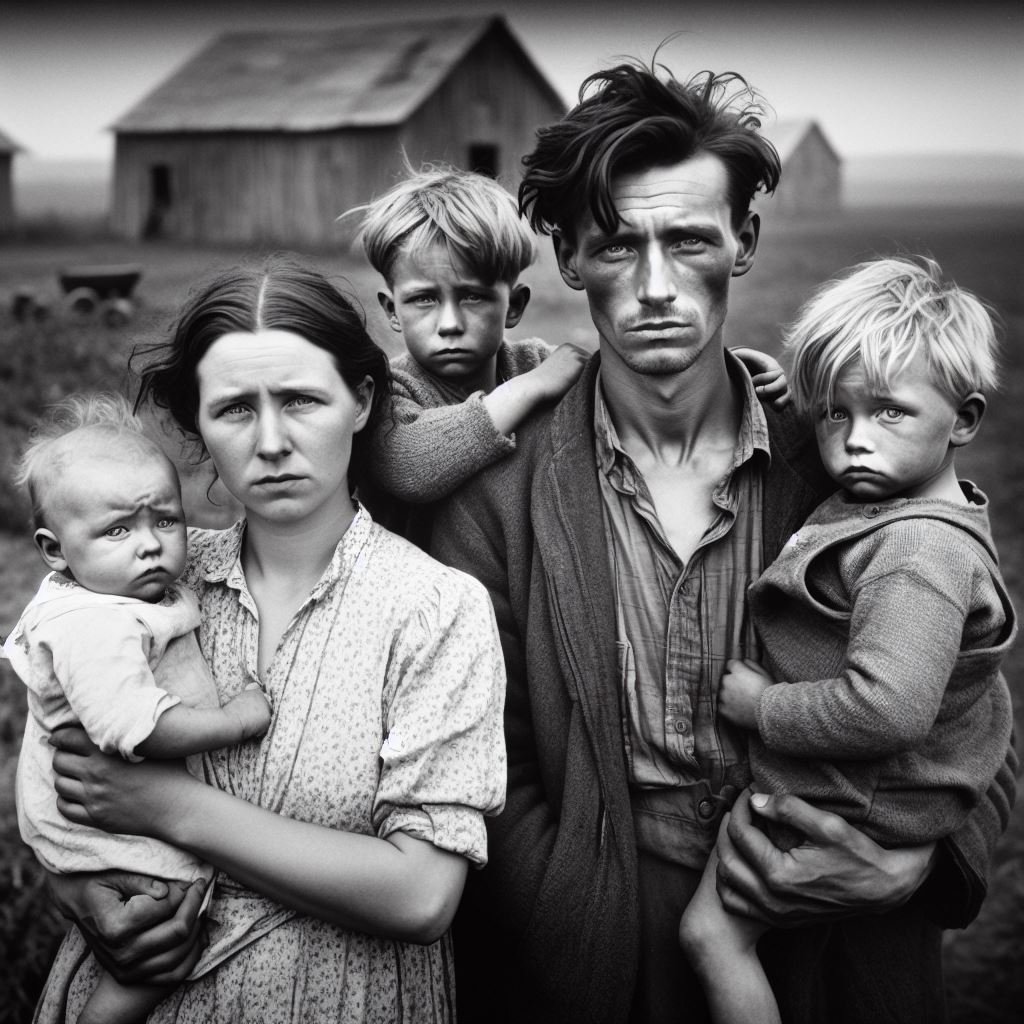  a photograph in the style of dorothea lange 
